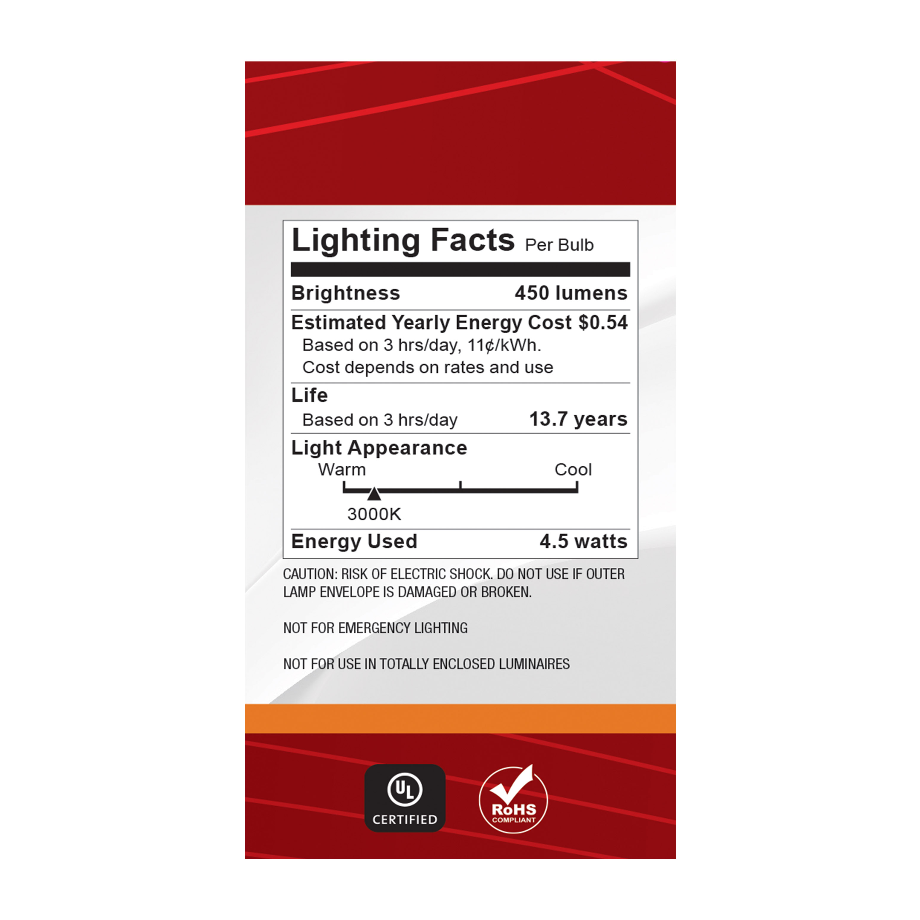 4.5A15L/930WD/E26/GCYS - S12163