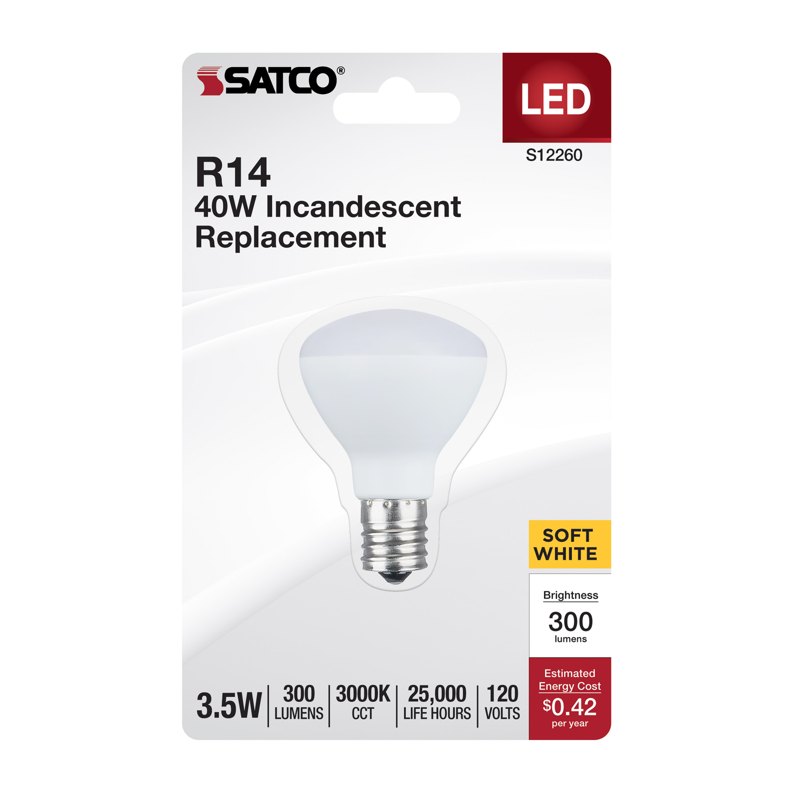 3.5R14/LED/930/E17/120V - S12260