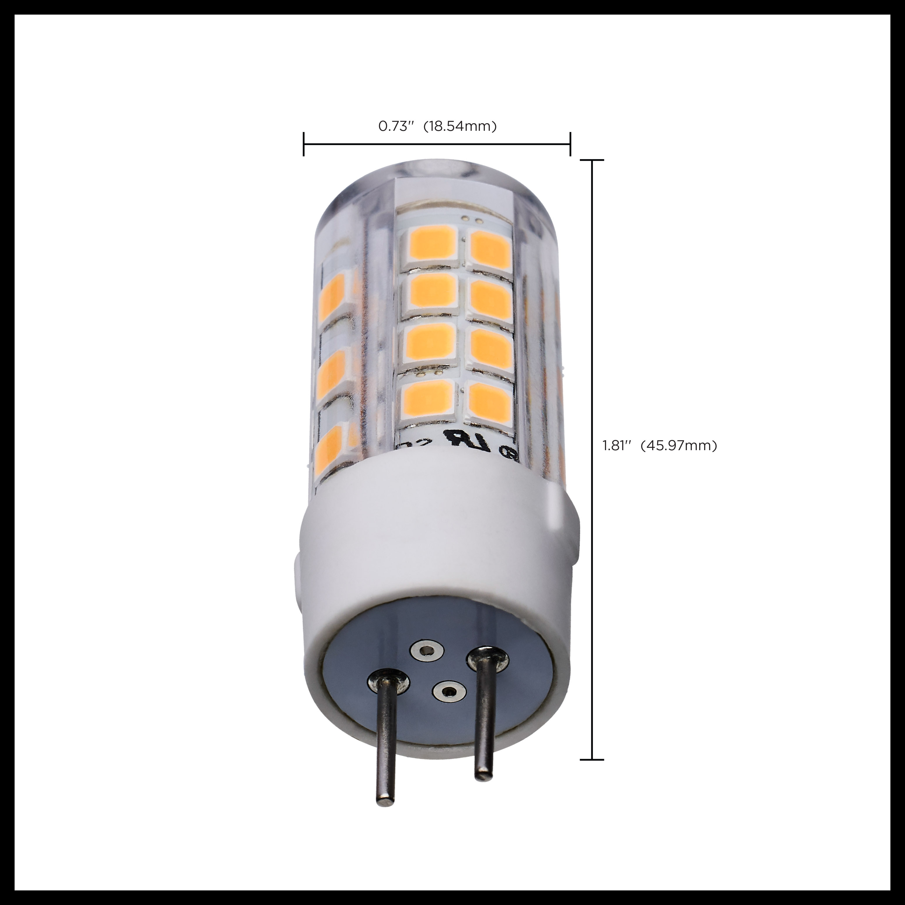 4.5W/LED/GY6.35/CL/830/120V - S12322