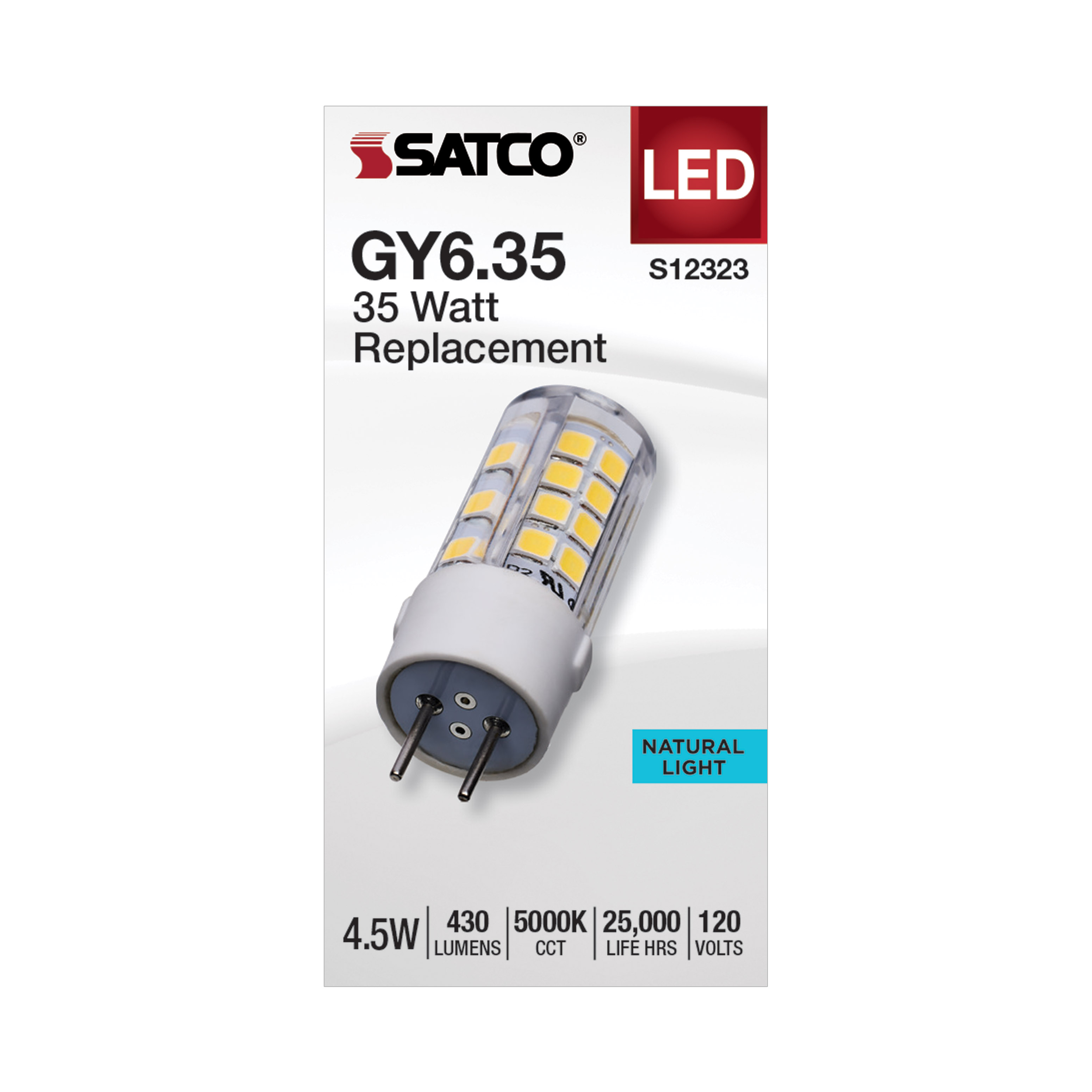 4.5W/LED/GY6.35/CL/850/120V - S12323