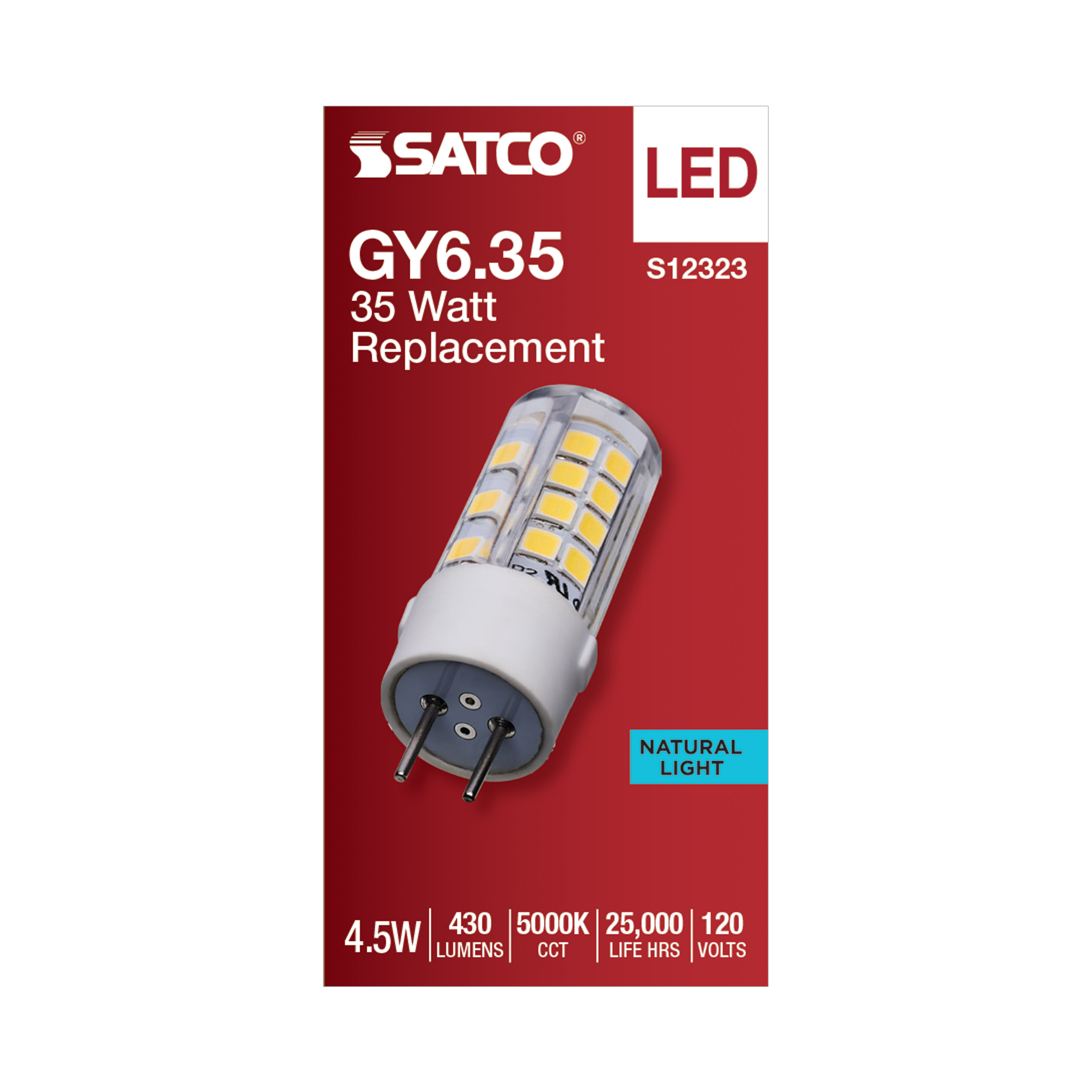 4.5W/LED/GY6.35/CL/850/120V - S12323