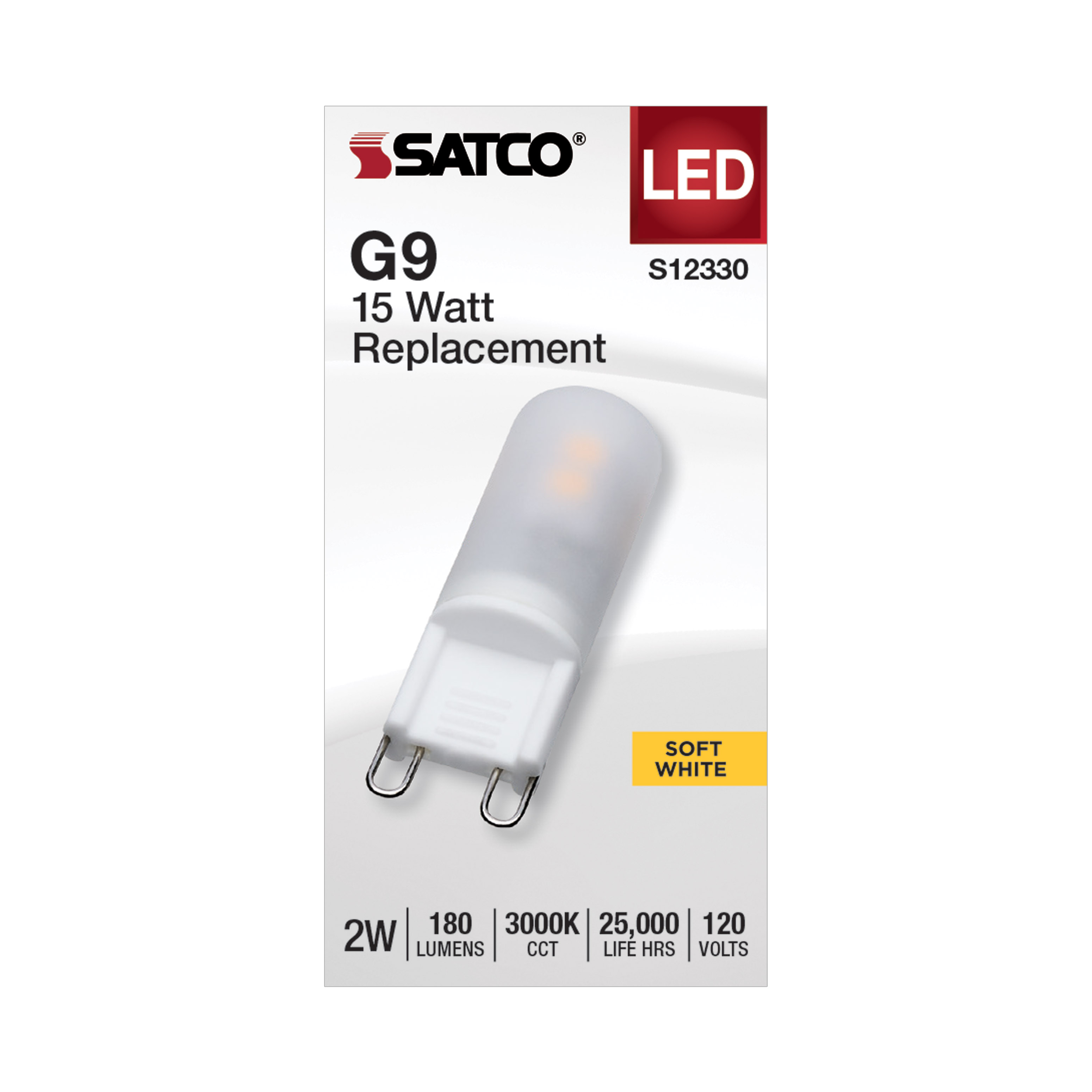2W/LED/G9/FR/830/120V - S12330