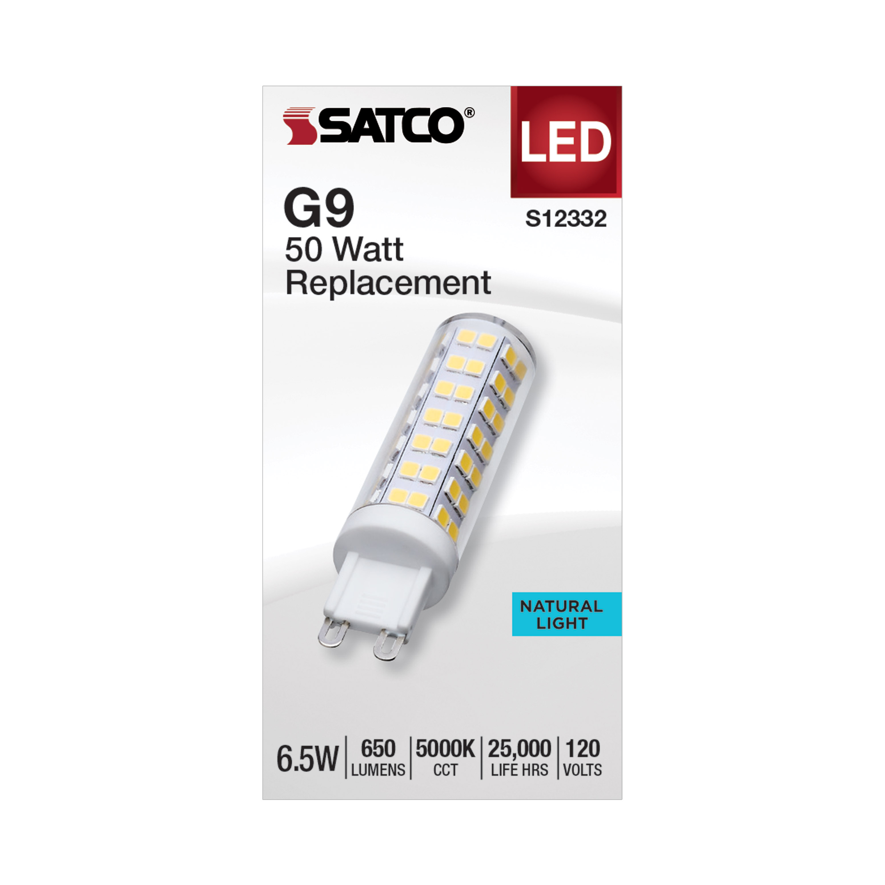 6.5W/LED/G9/CL/850/120V - S12332