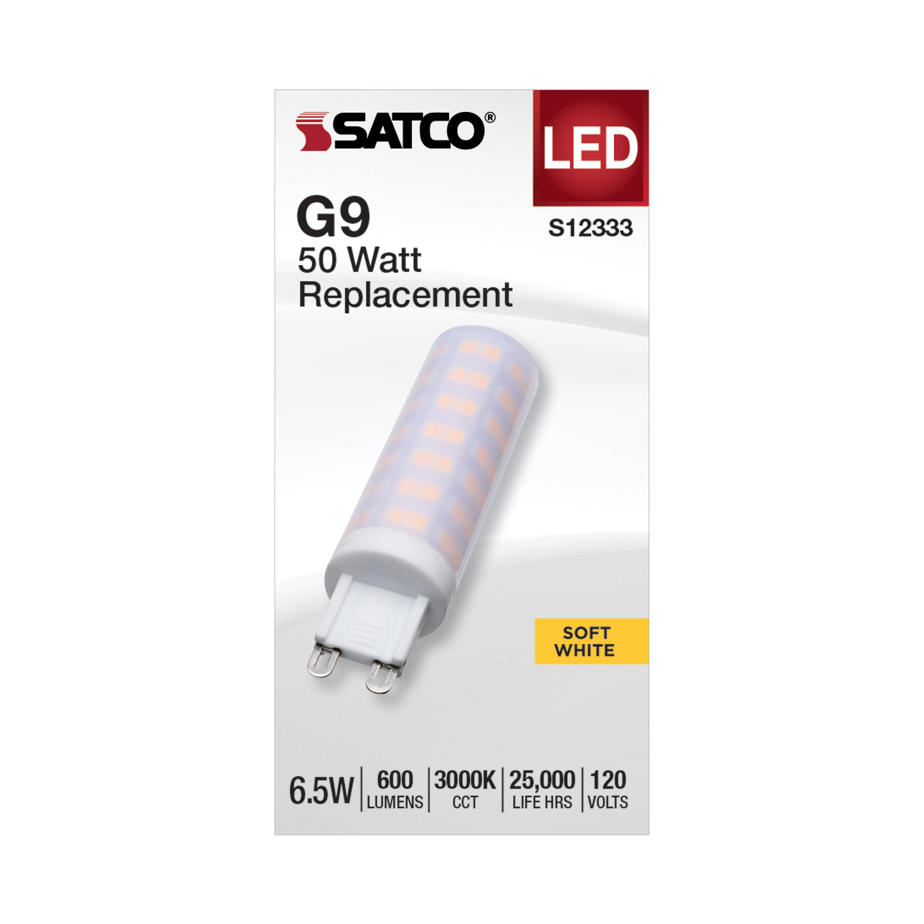 6.5W/LED/G9/FR/830/120V - S12333