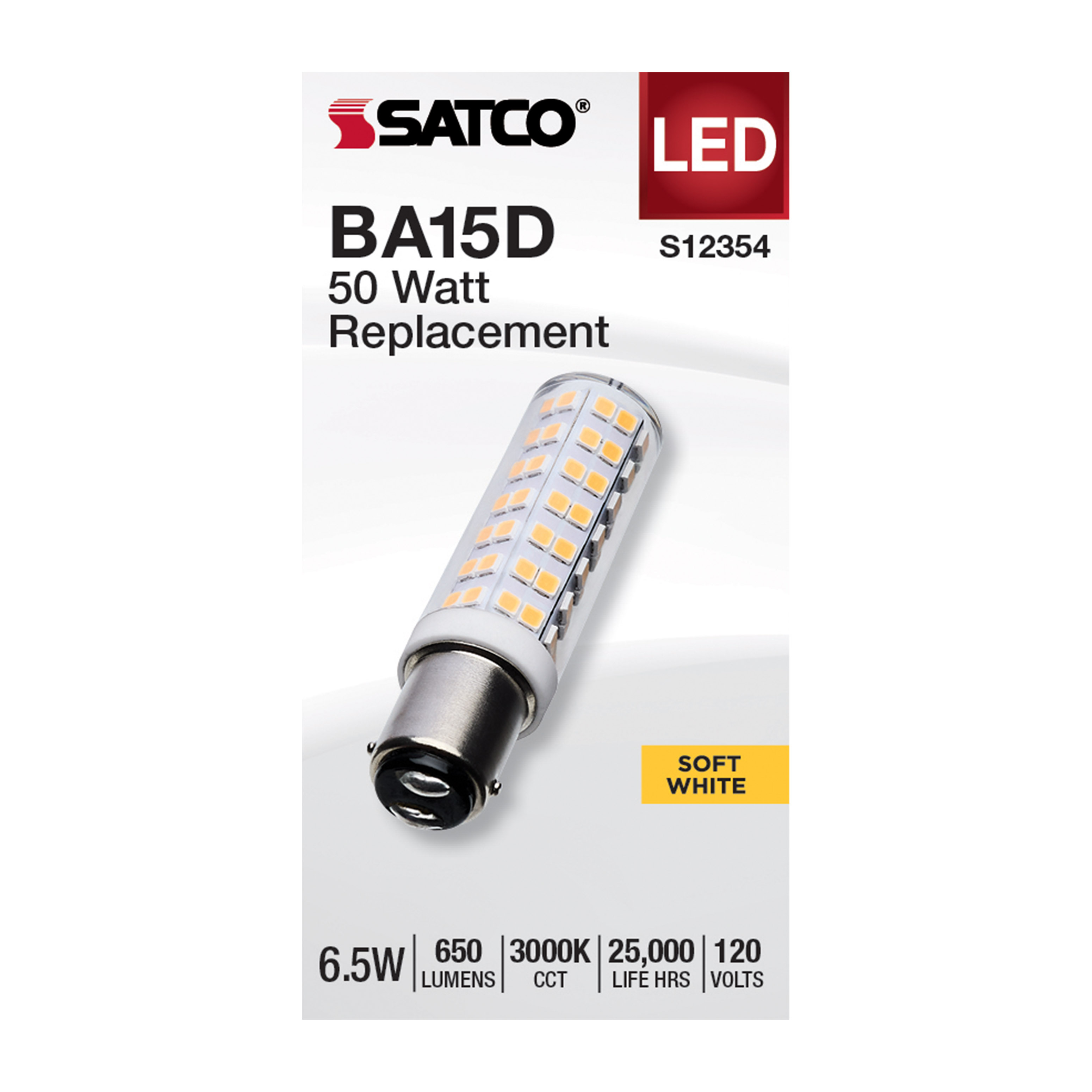 6.5W/LED/DC/CL/830/120V - S12354