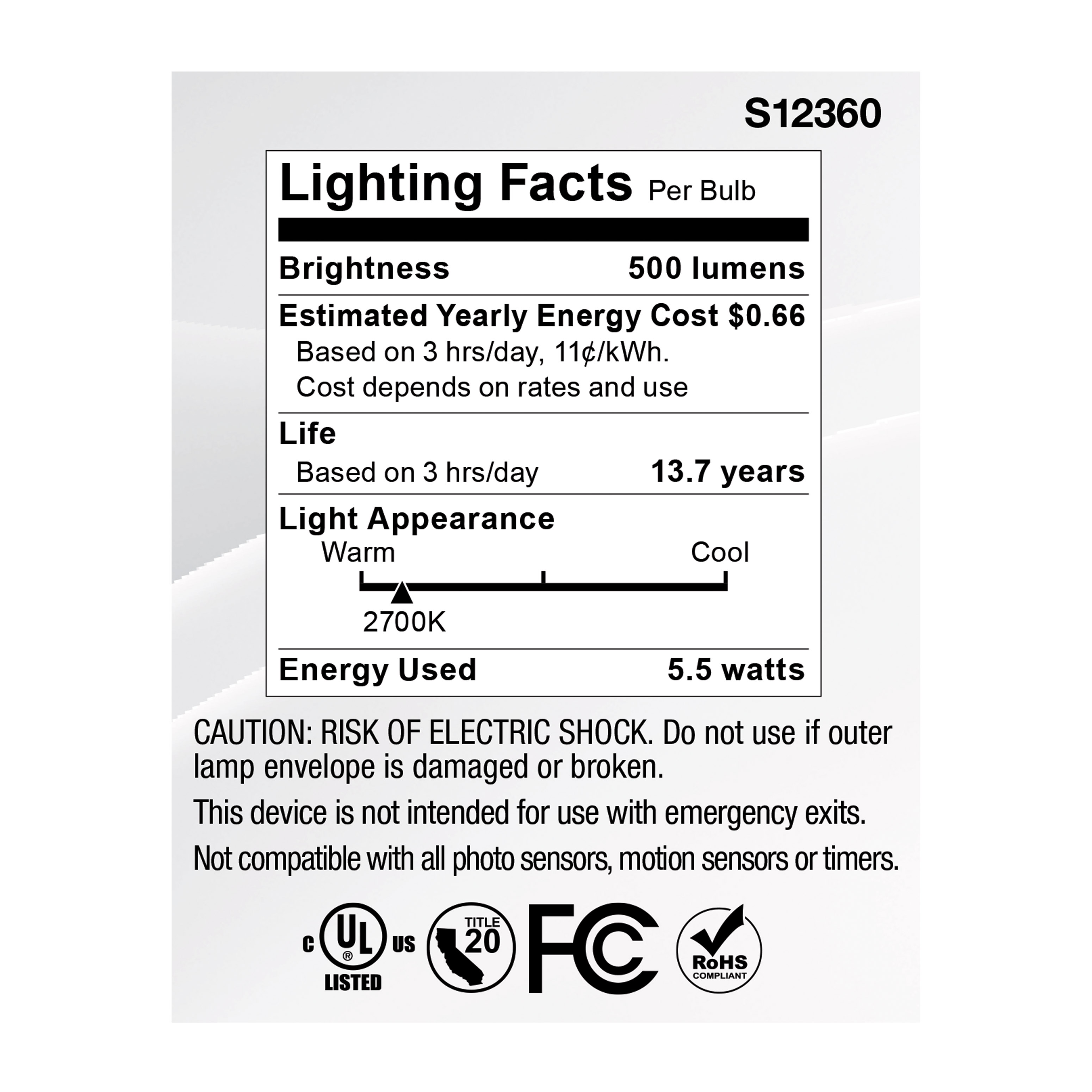 5.5MR16/GB/927/SP15/12V - S12360