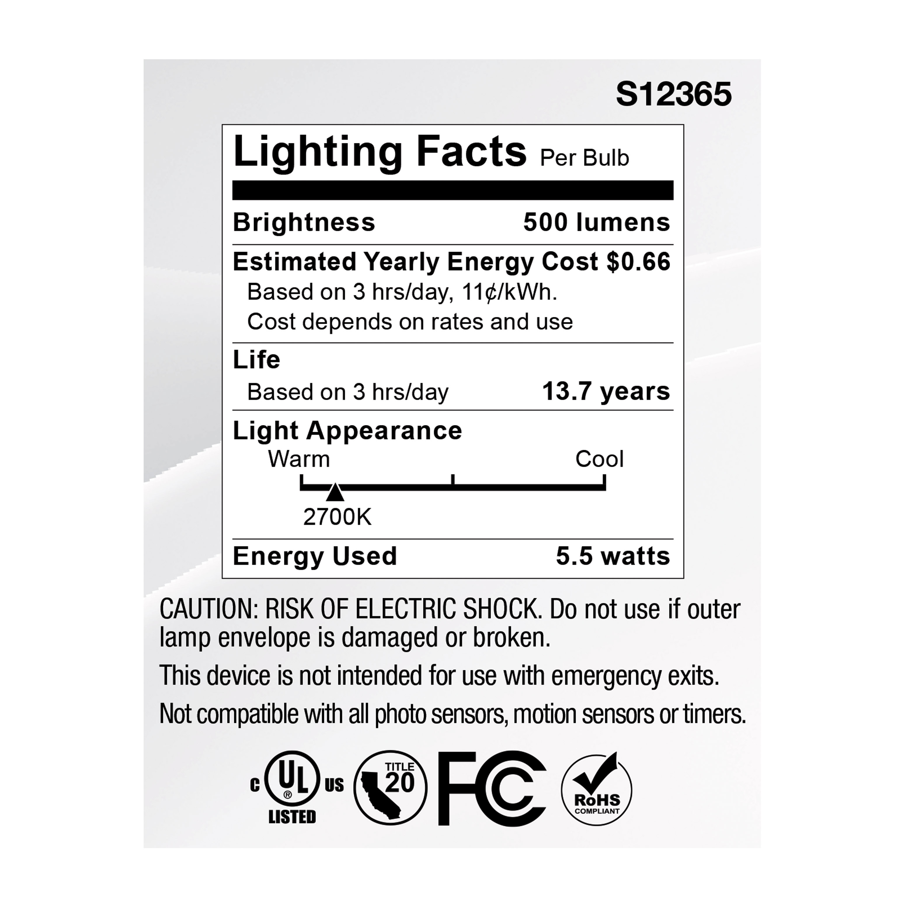 5.5MR16/GB/927/FL36/12V - S12365