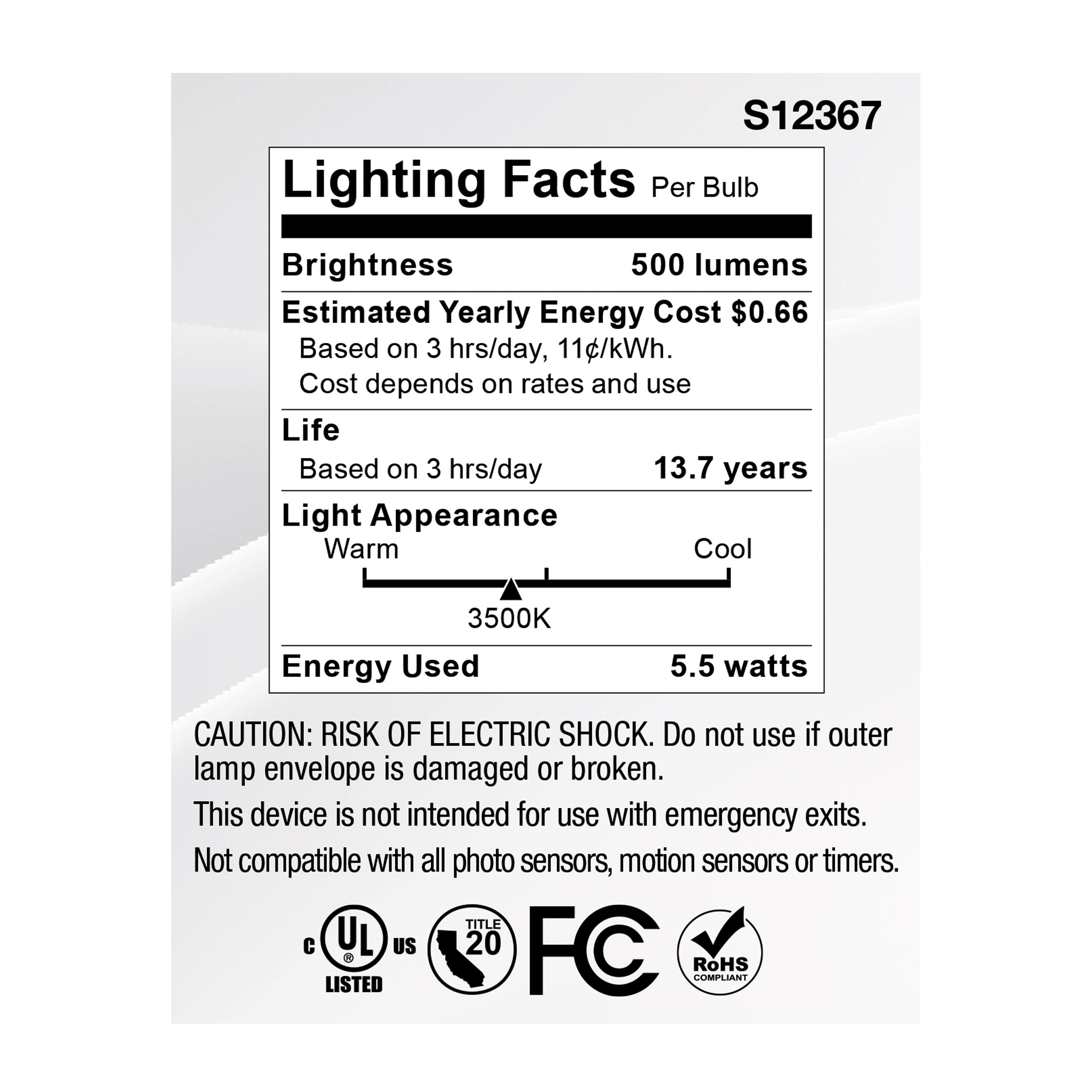 5.5MR16/GB/935/FL36/12V - S12367