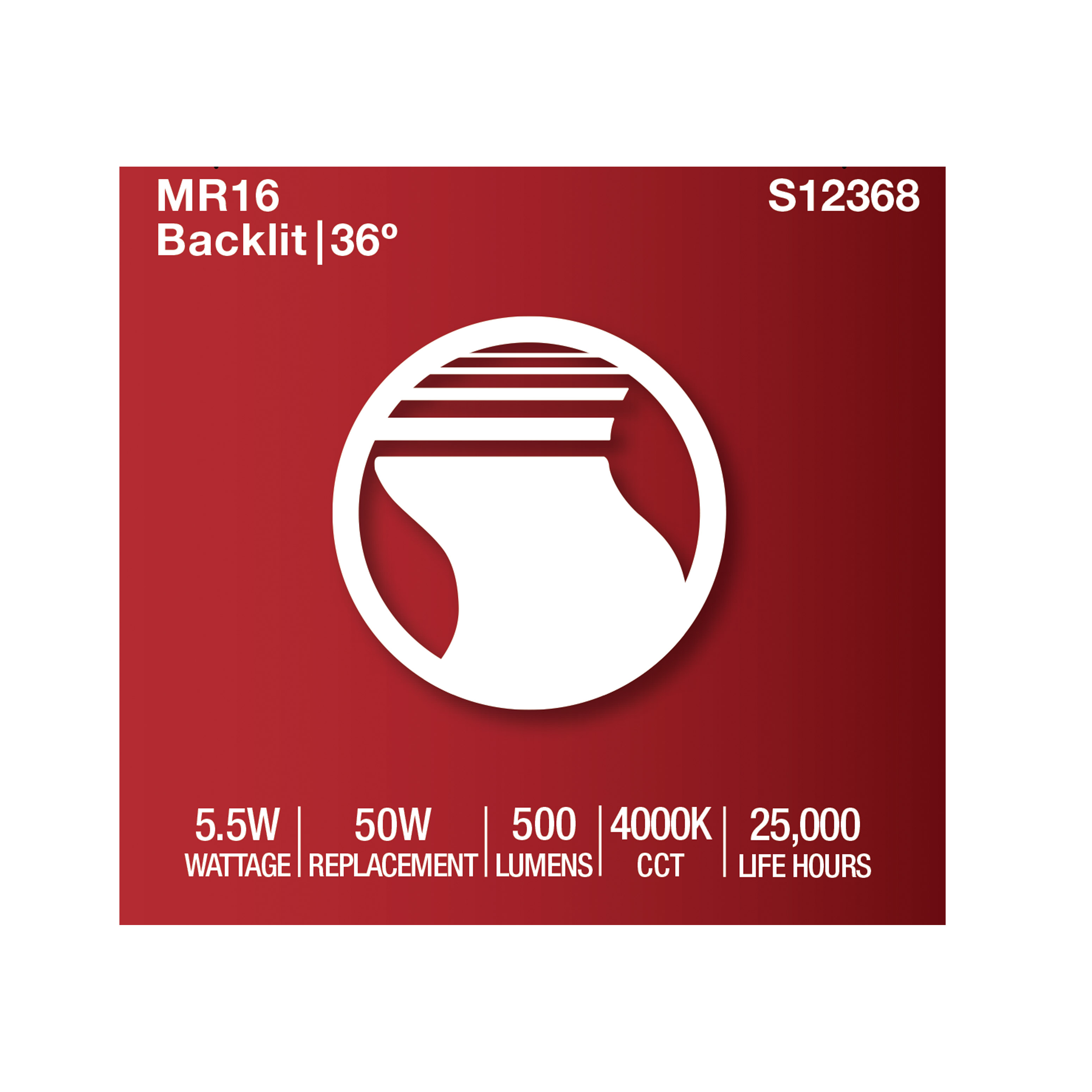 5.5MR16/GB/940/FL36/12V - S12368