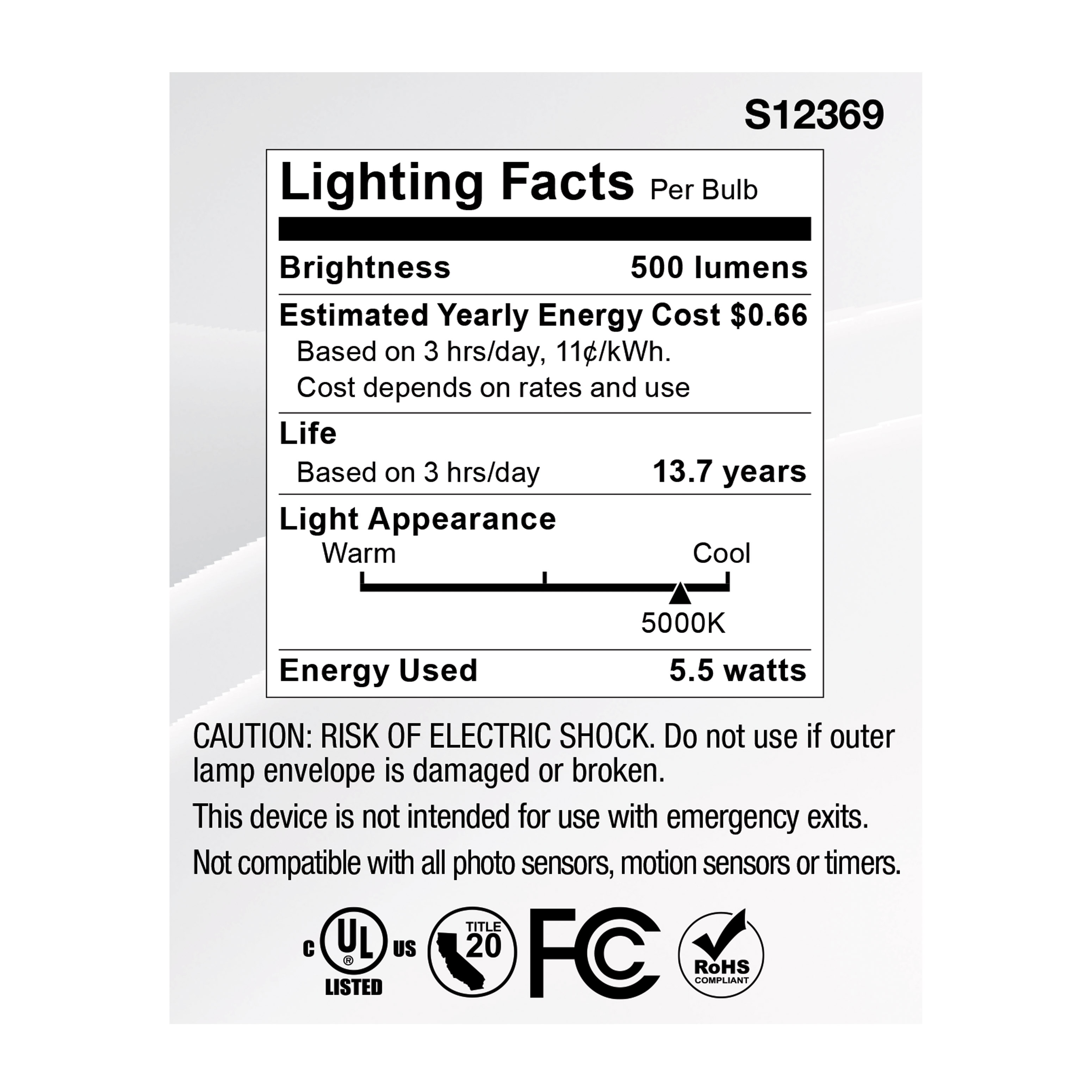 5.5MR16/GB/950/FL36/12V - S12369