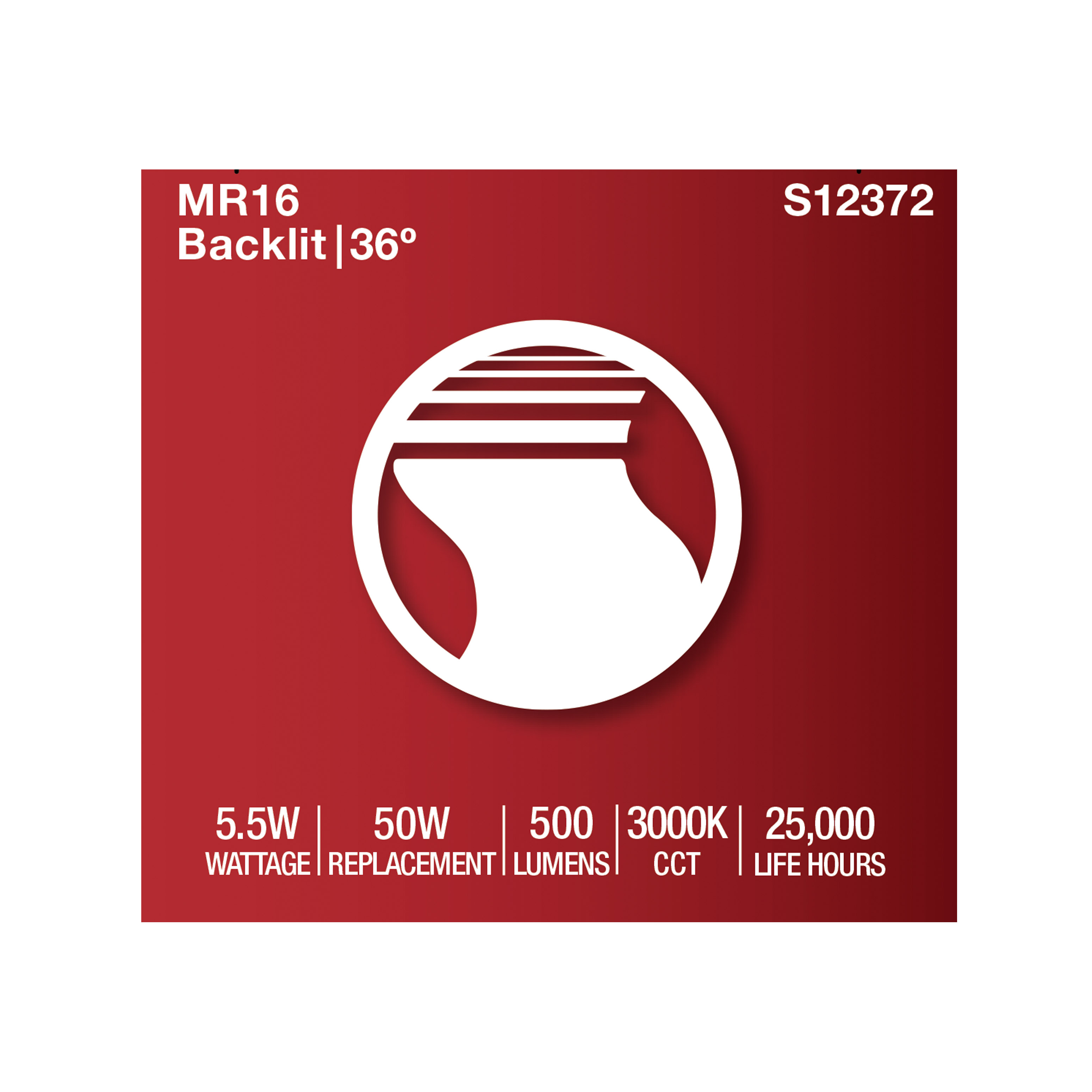 5.5MR16/GB/930/FL36/GU10/120V - S12372