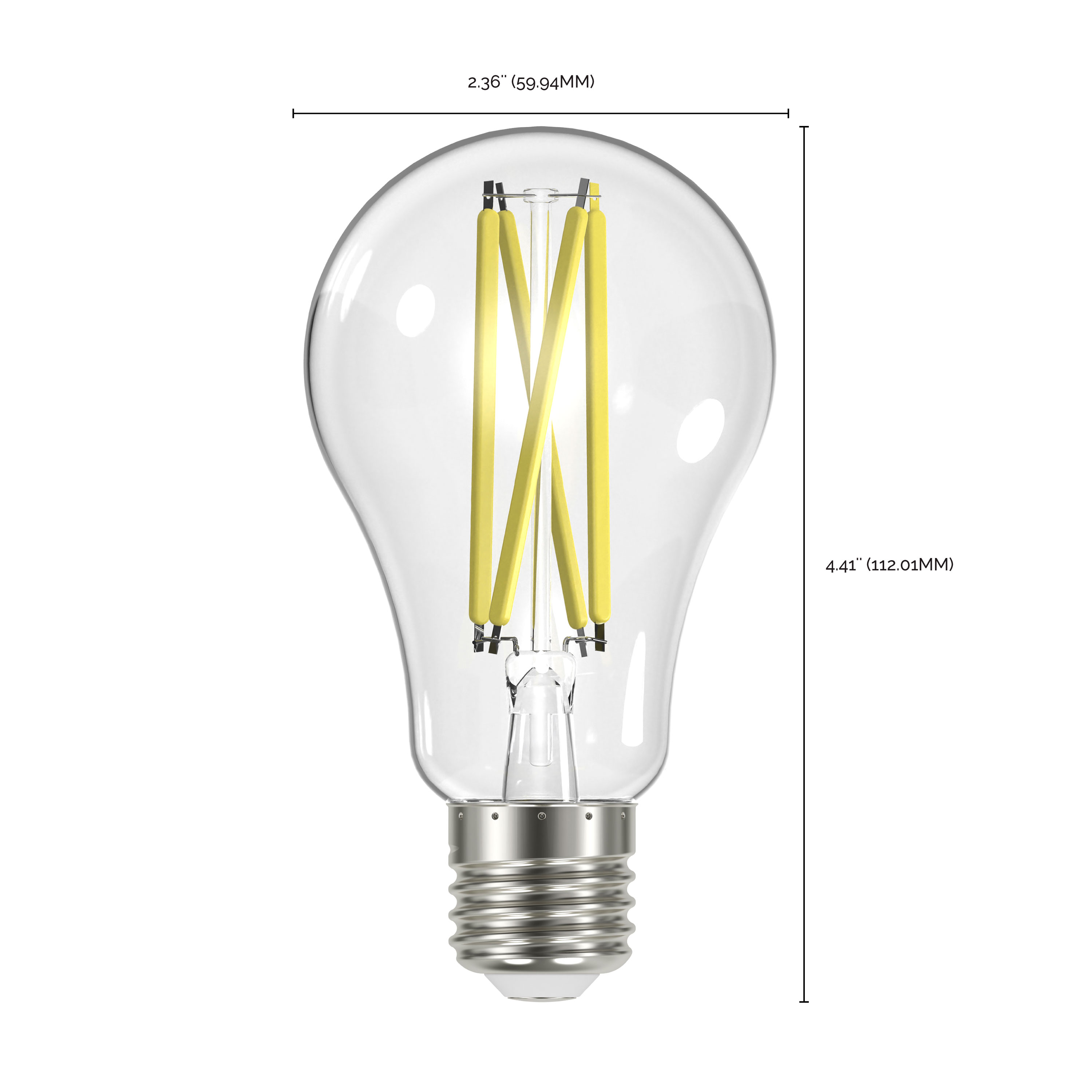 12.5A19/CL/LED/E26/940/120V - S12431
