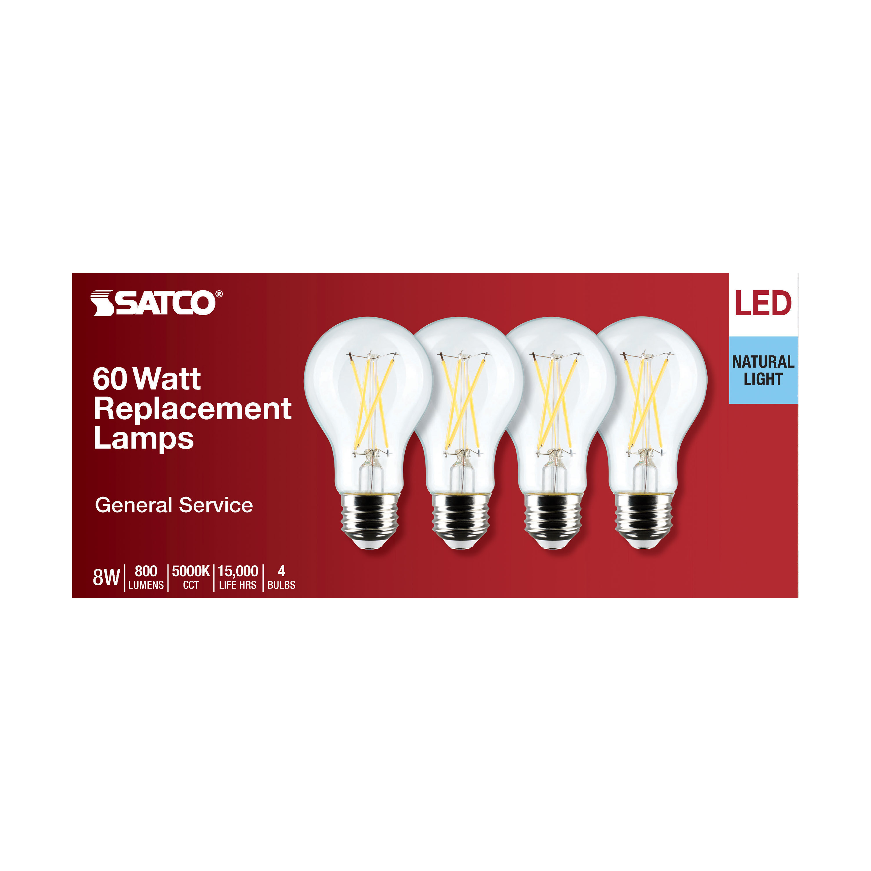 8A19/CL/LED/E26/950/4PK/120V - S12465