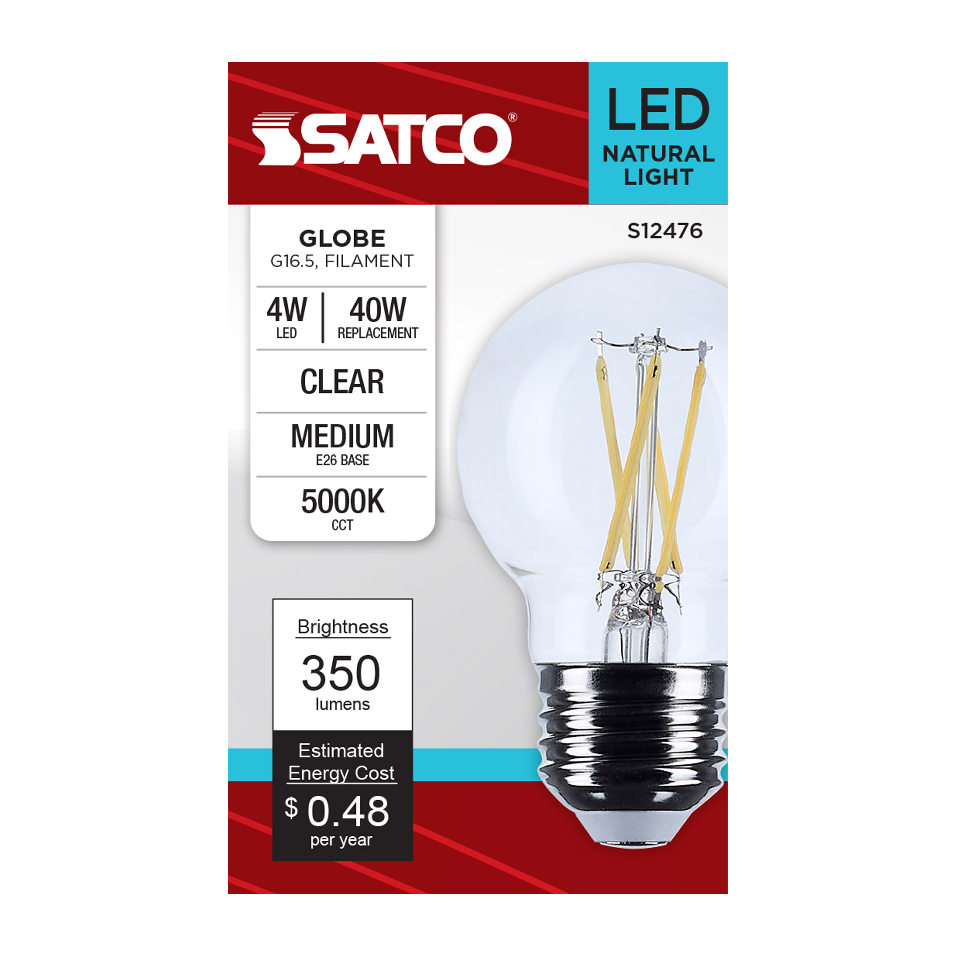 4G16.5/LED/CL/950/120V/E26 - S12476