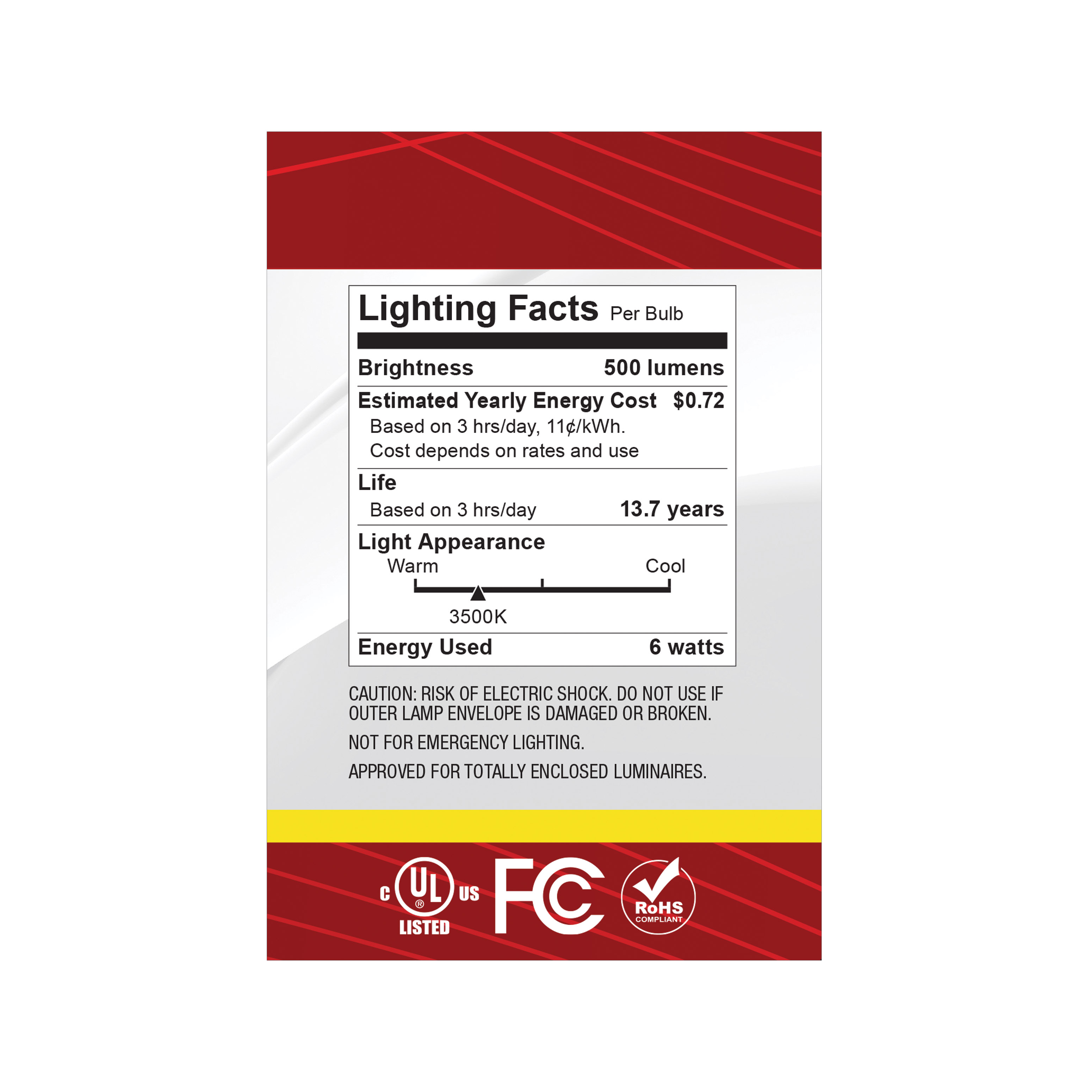 6G25/LED/WH/935/120V - S12483