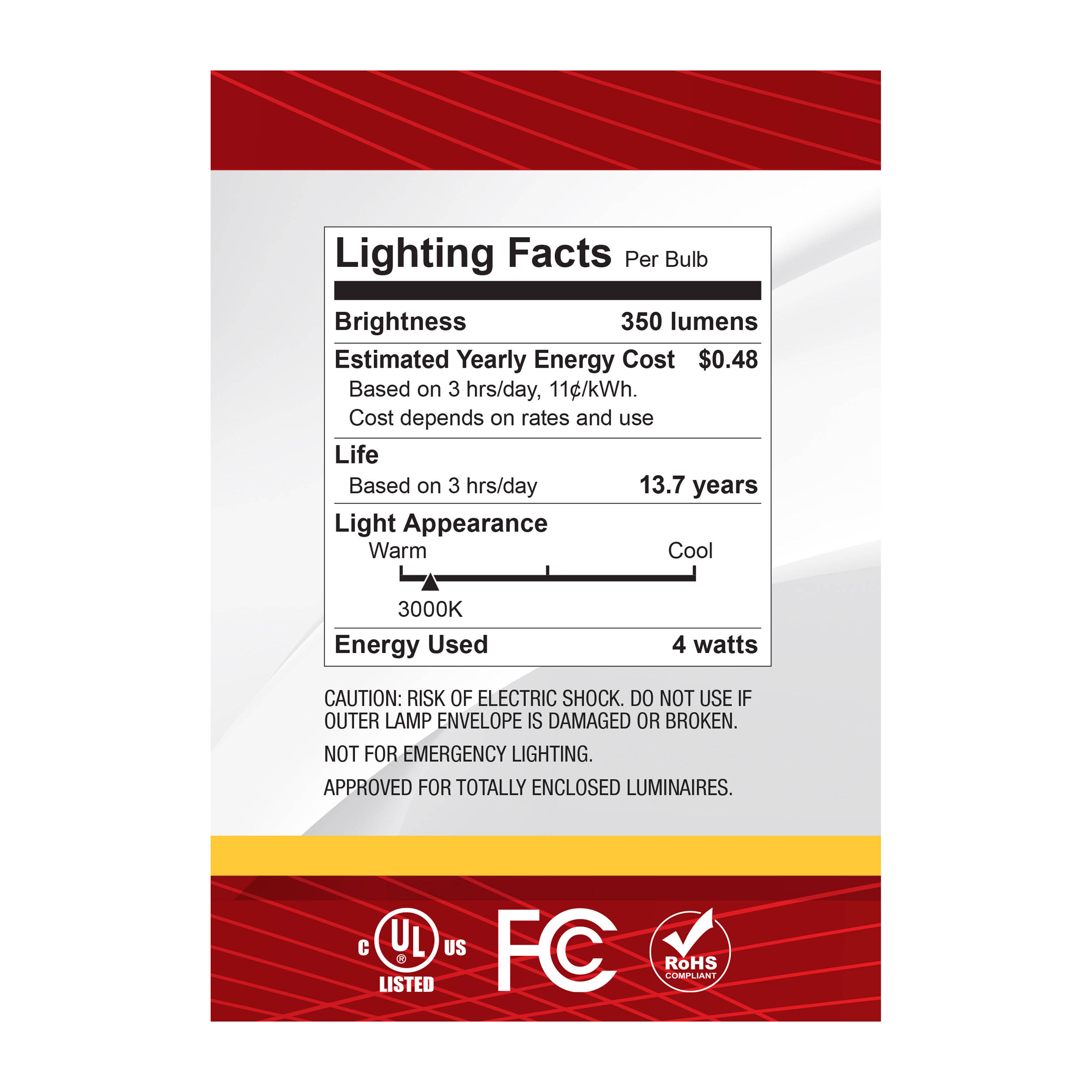 4G40/CL/LED/E26/930/120V - S12484