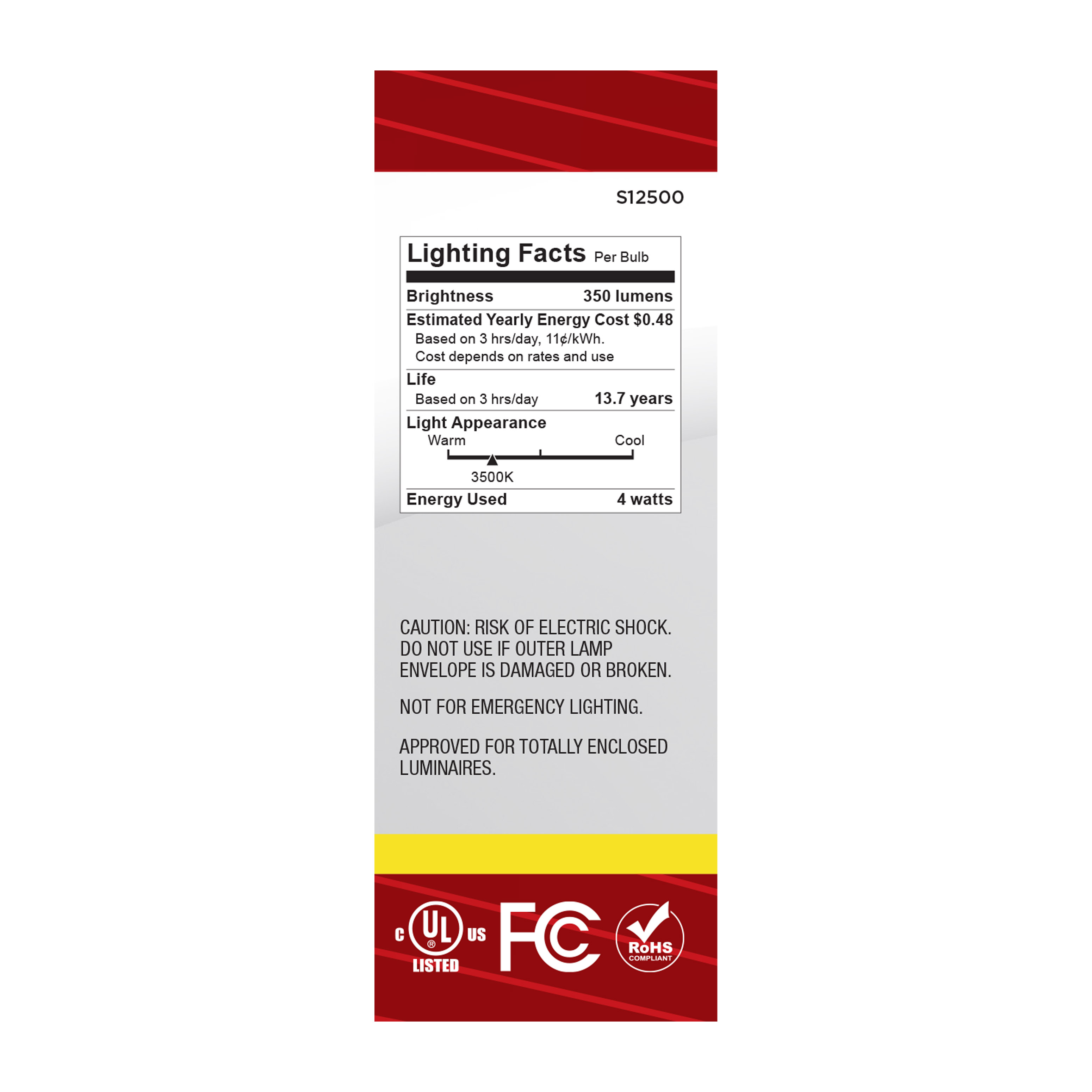 4B11/LED/935/CL/120V/E26 - S12500