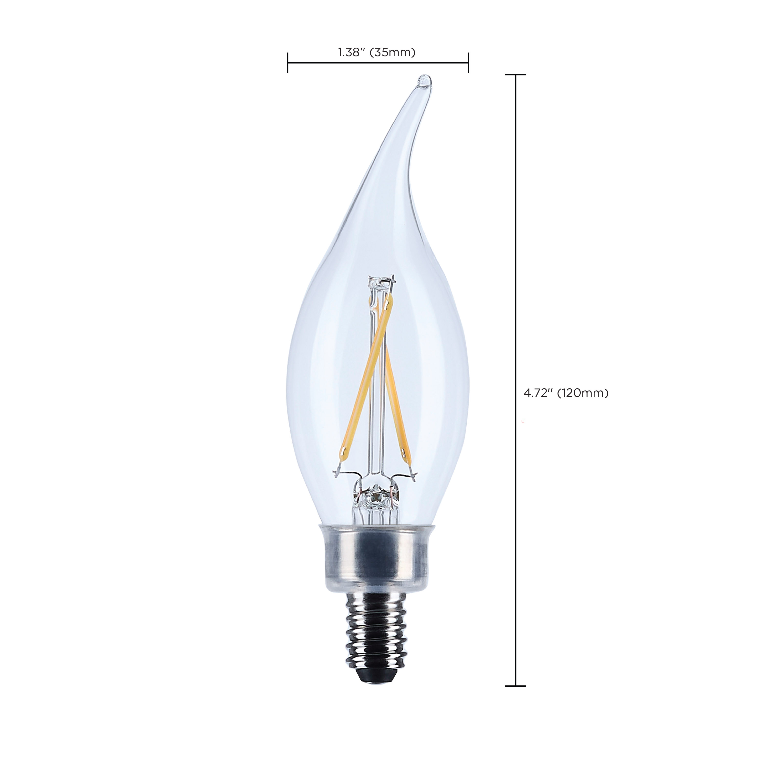 3CA10/LED/930/CL/120V/E12 - S12505