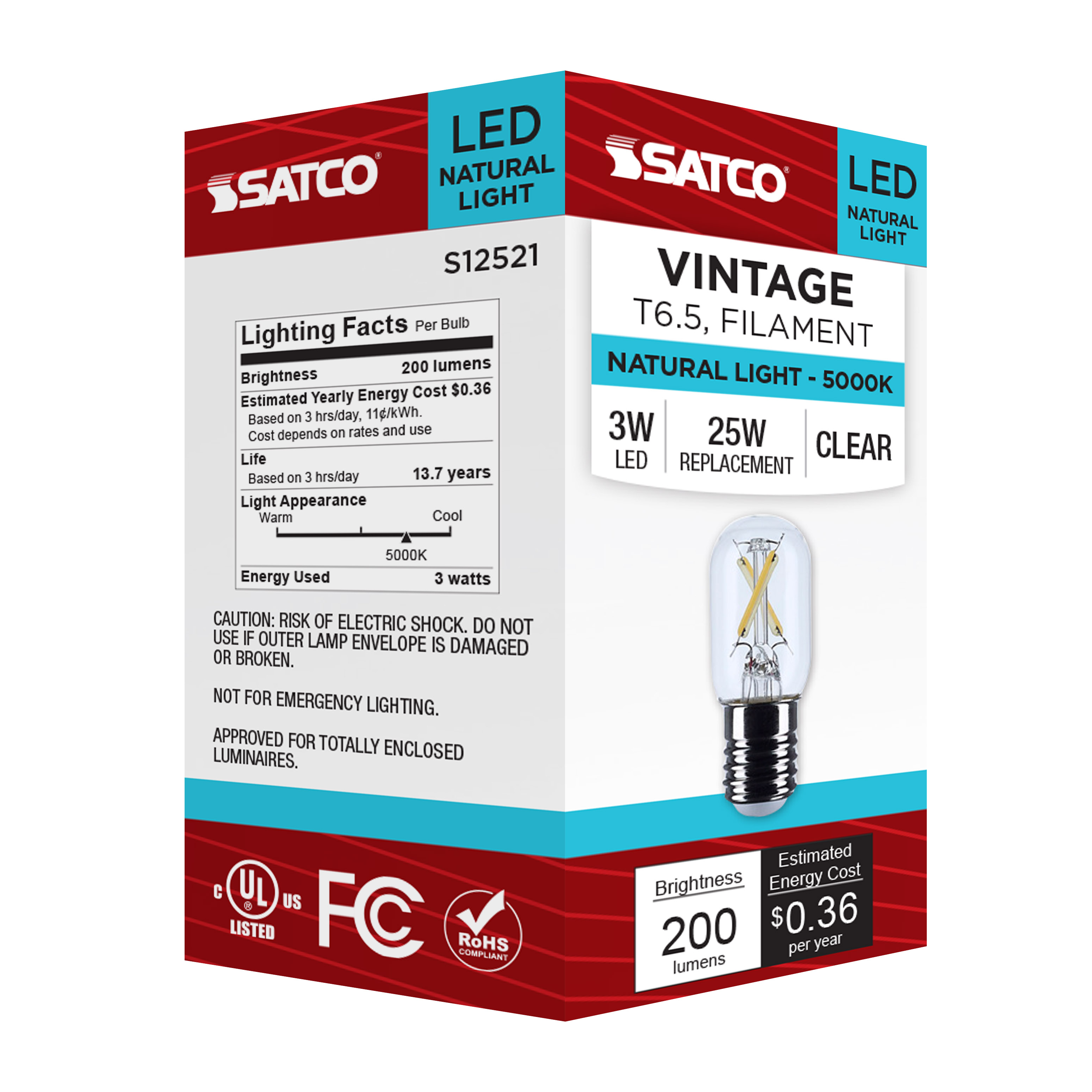 3T6.5/LED/CL/950/E17 - S12521