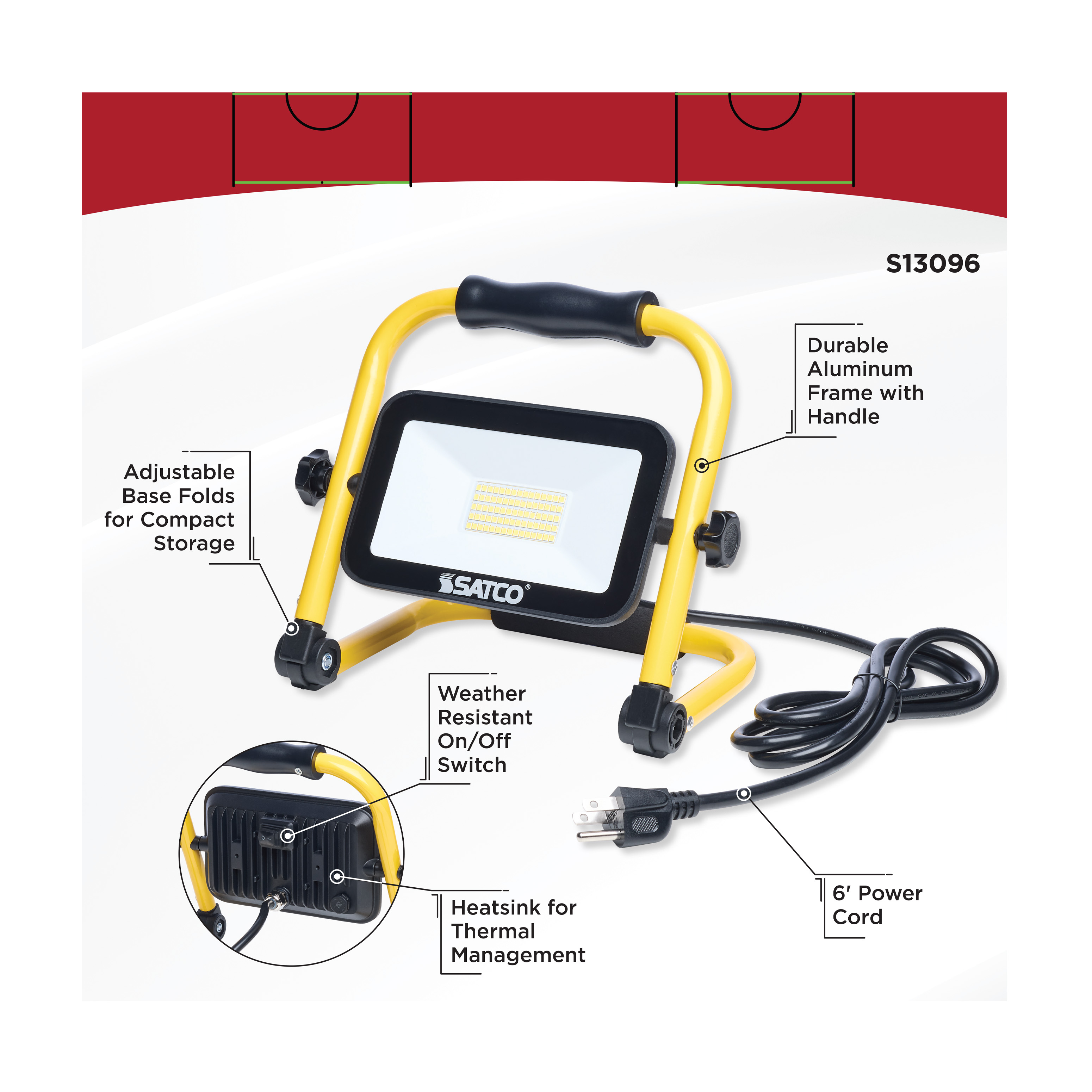 WL35W/LED/850/Y/120/IP65 - S13096