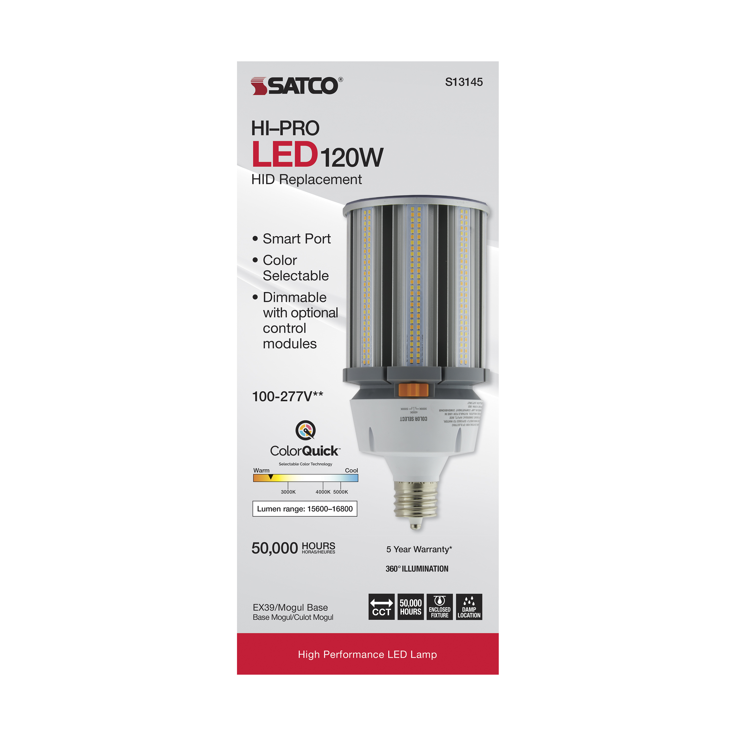 120W/LED/HID/CCT/EX39/100-277V - S13145