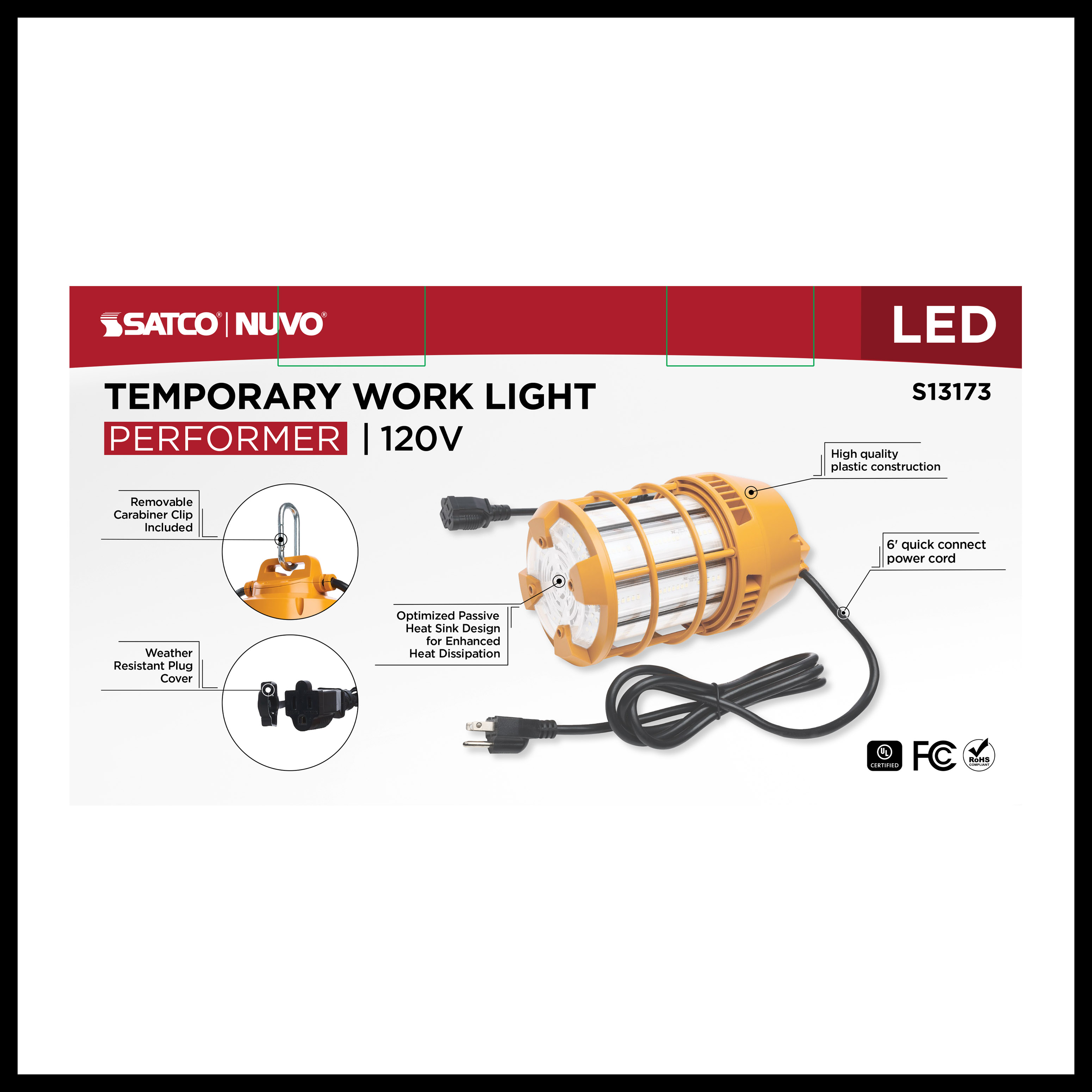 100W/LED/HID/ECO/TEMP/850/120V - S13173