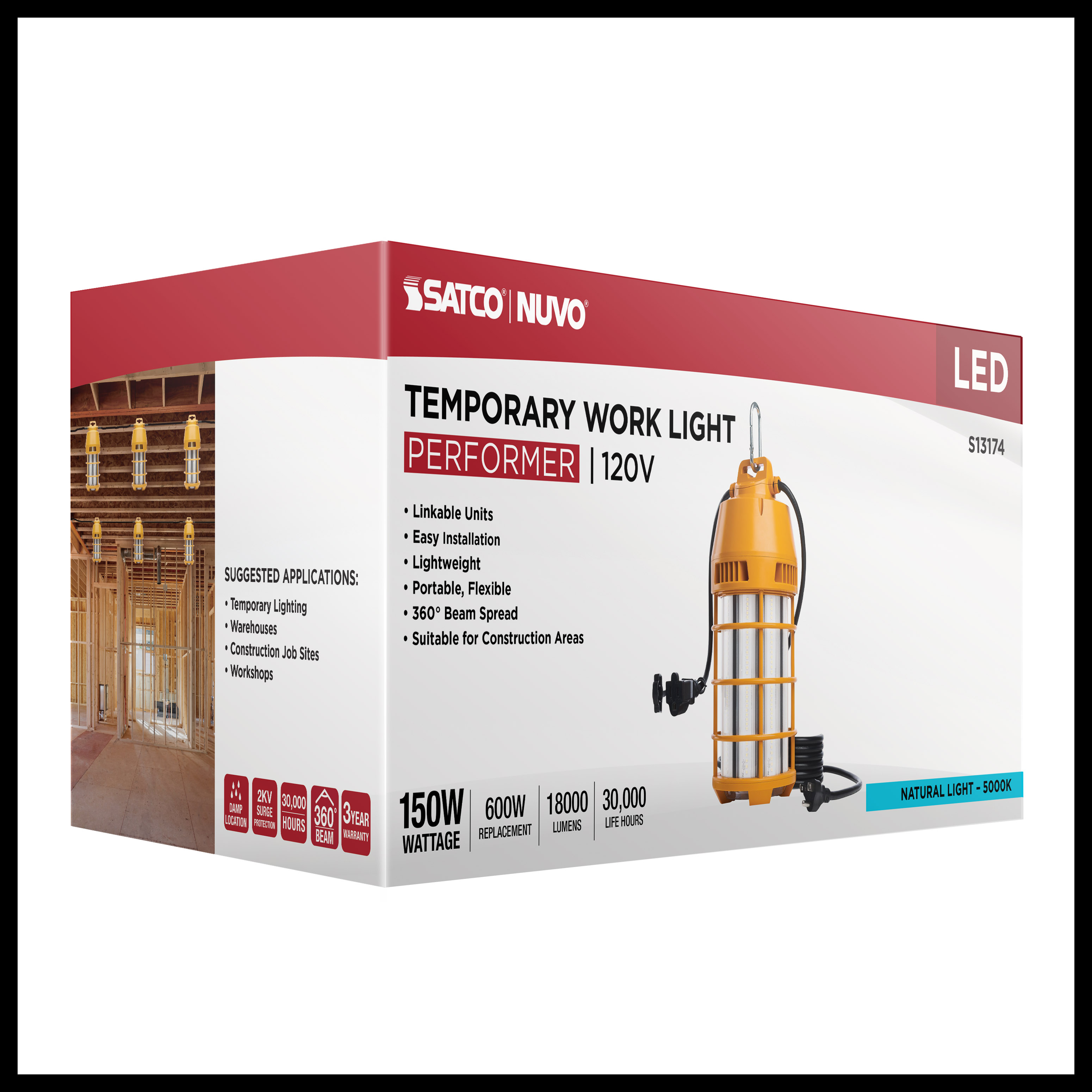 150W/LED/HID/ECO/TEMP/850/120V - S13174