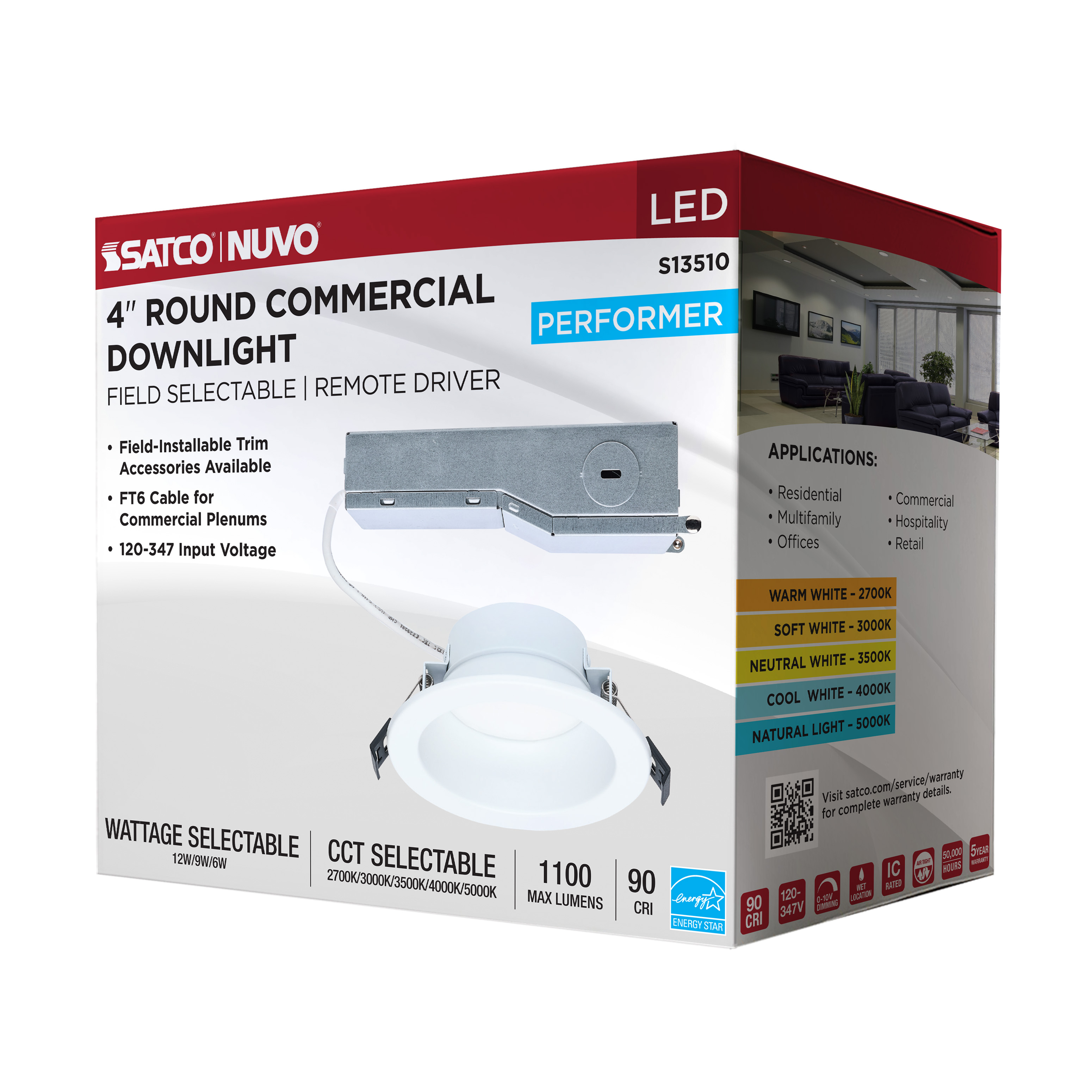 12WLED/CDL/4/RD/FS/RND - S13510