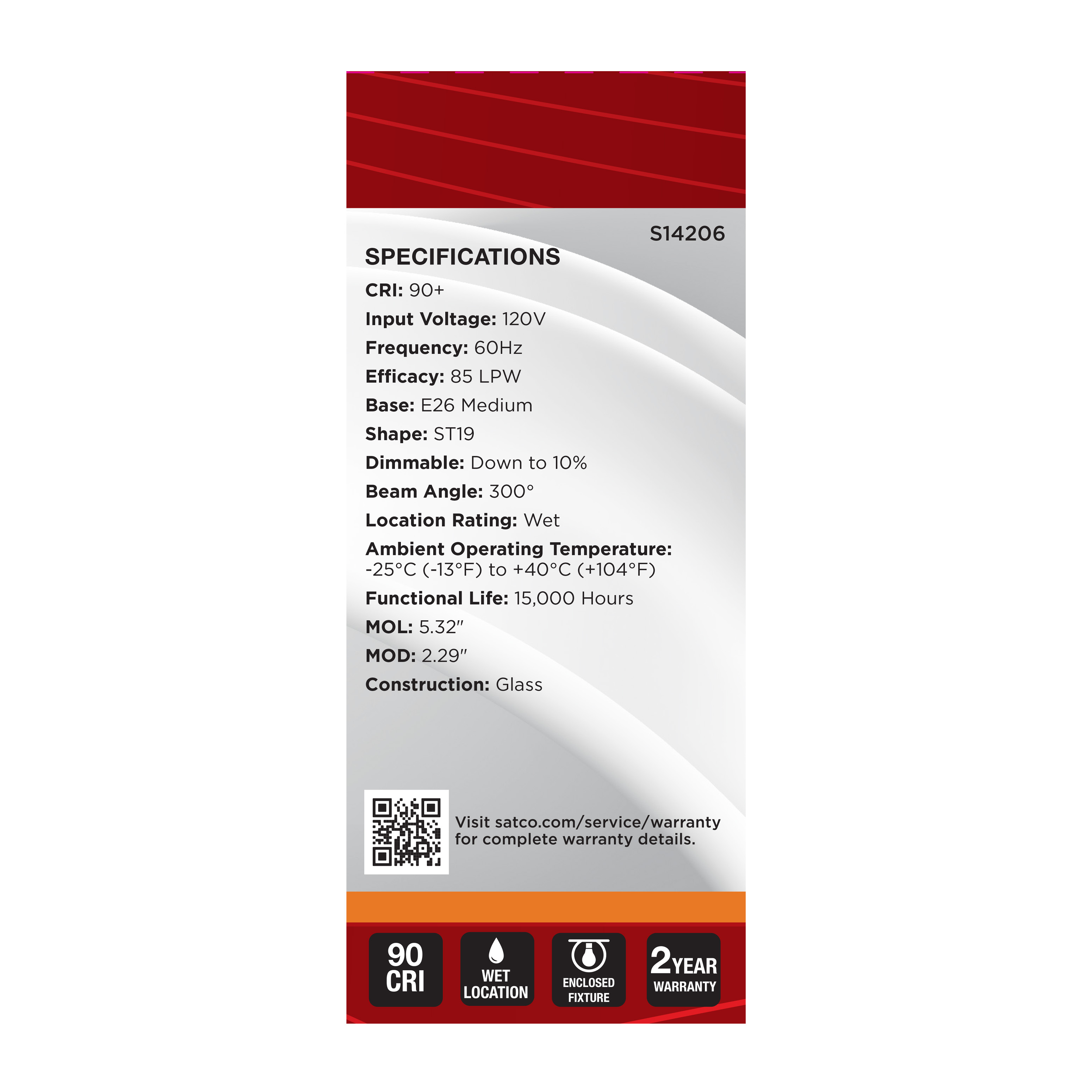 3.5ST19L/920/E26/GCAC/D - S14206