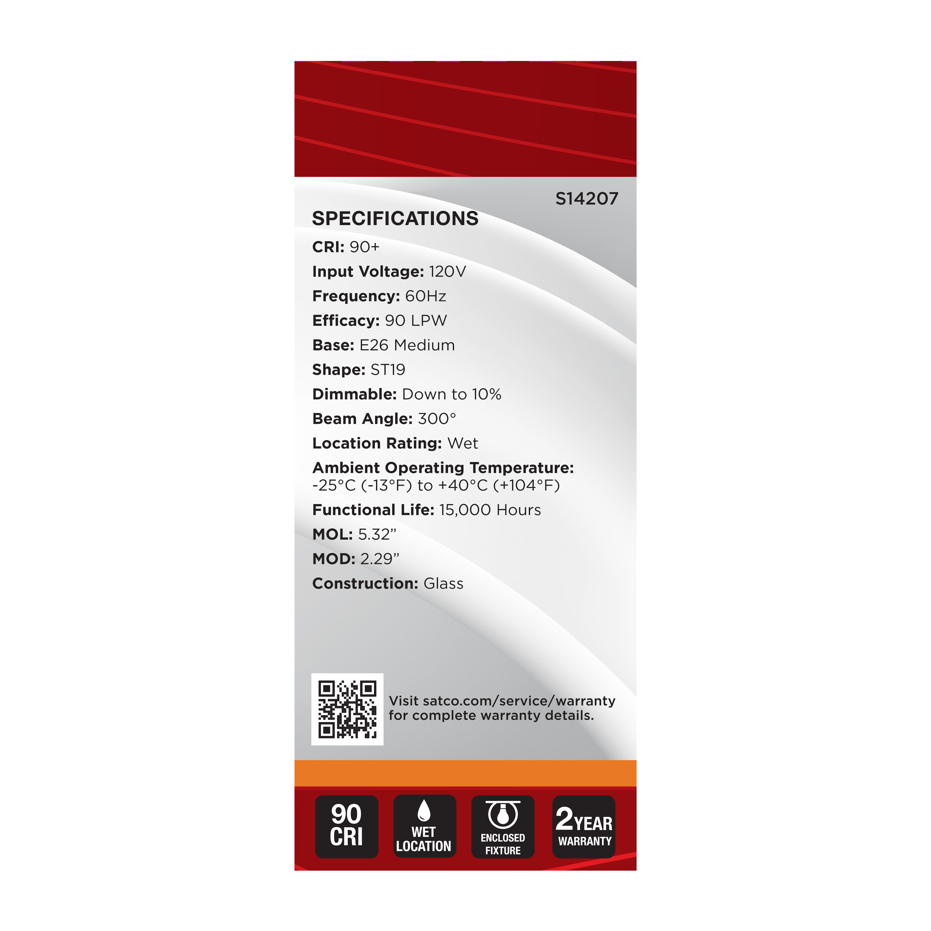 5.5ST19L/920/E26/GCAC/D - S14207