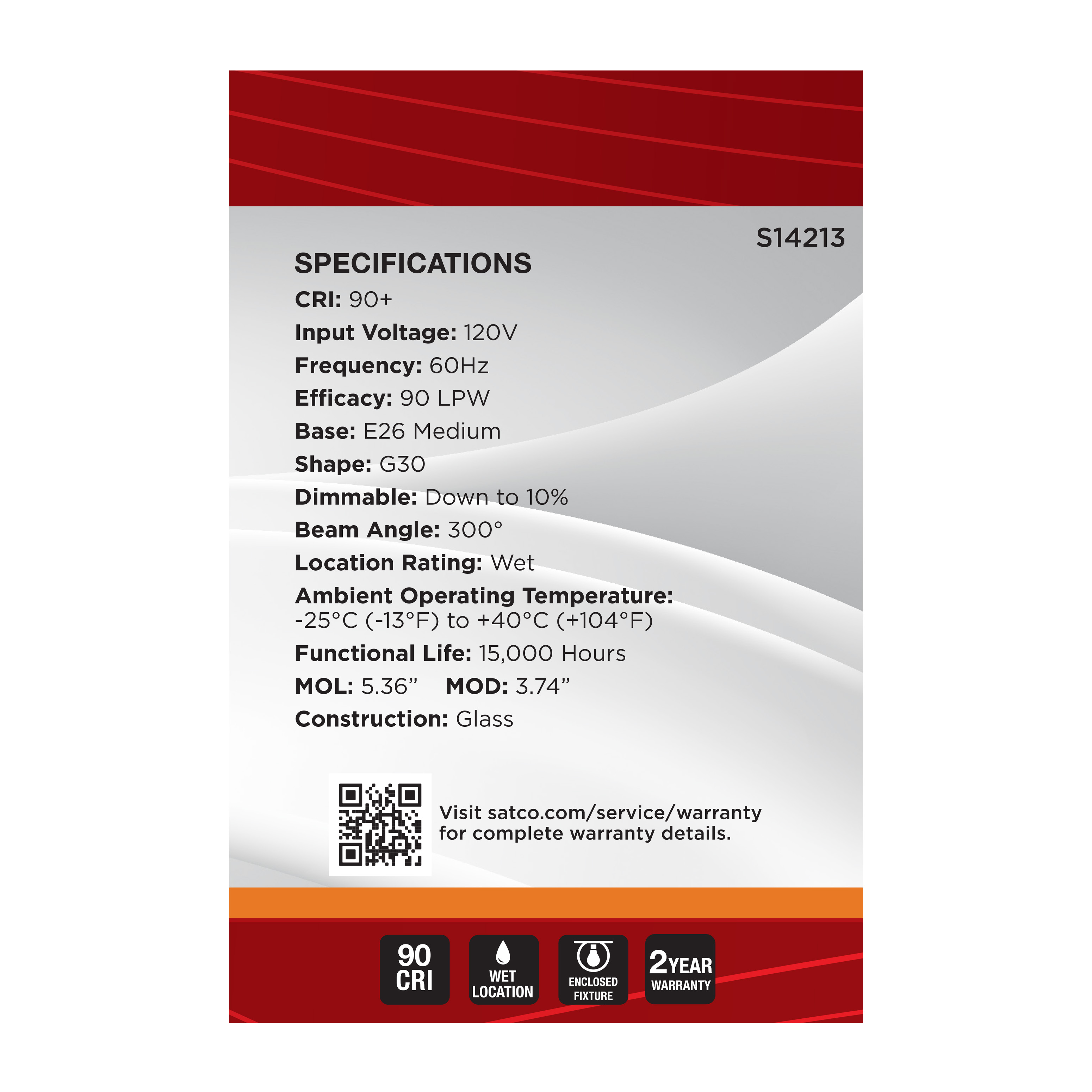 5.5G30L/920/E26/GCAC/D - S14213