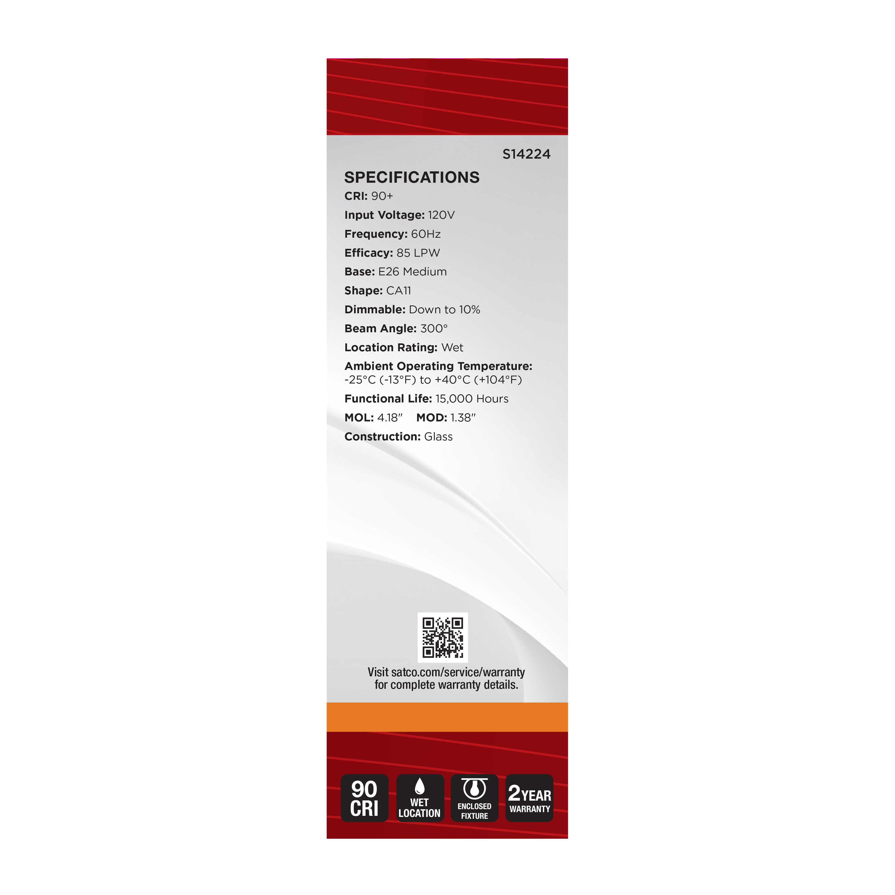 3.5CA11L/920/E26/GCAC/D - S14224