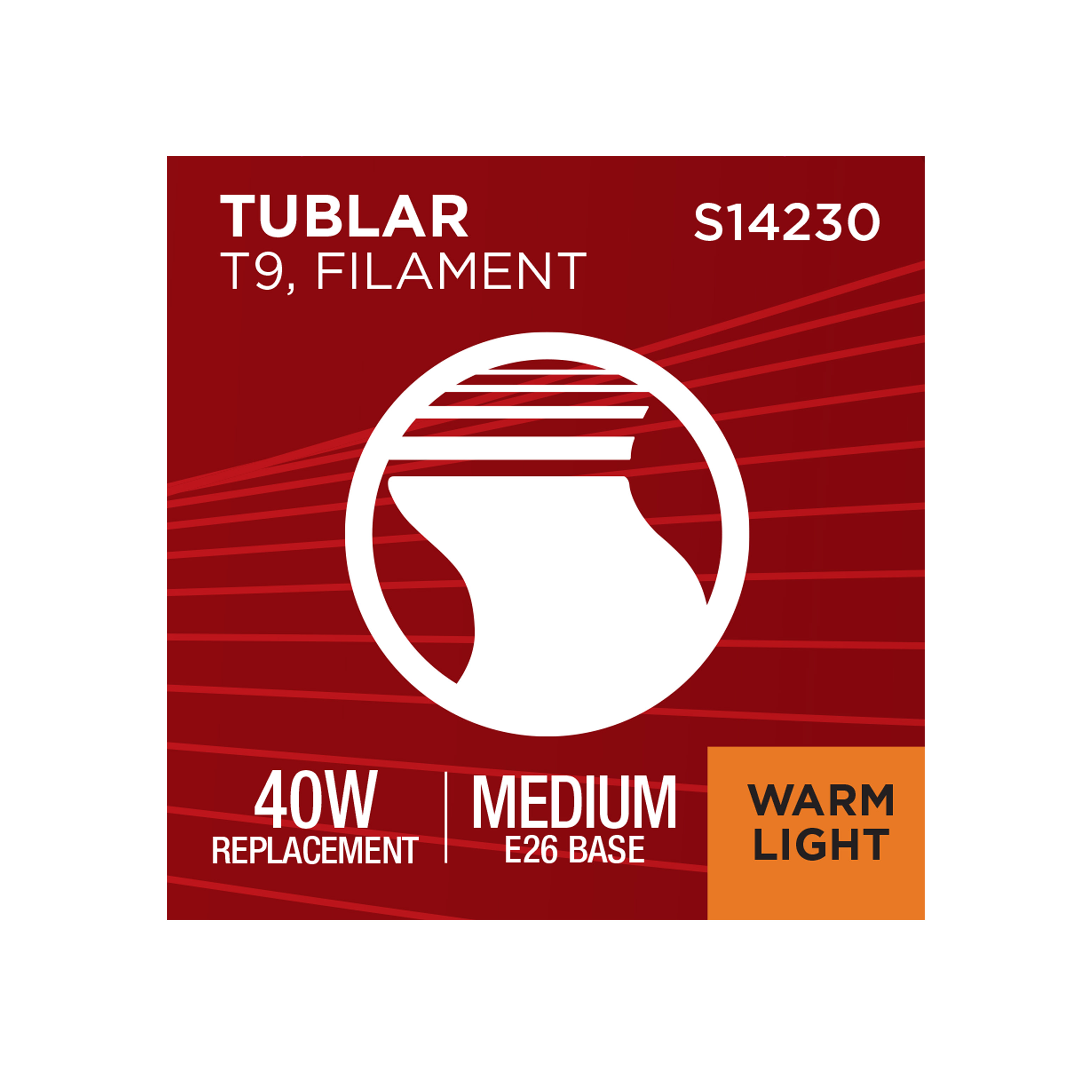 5.5 Watt T9 LED - 2000K CCT - Medium Base - Clear Glass - Amber Coil Filament - Dimmable - 120 Volt - Image 9