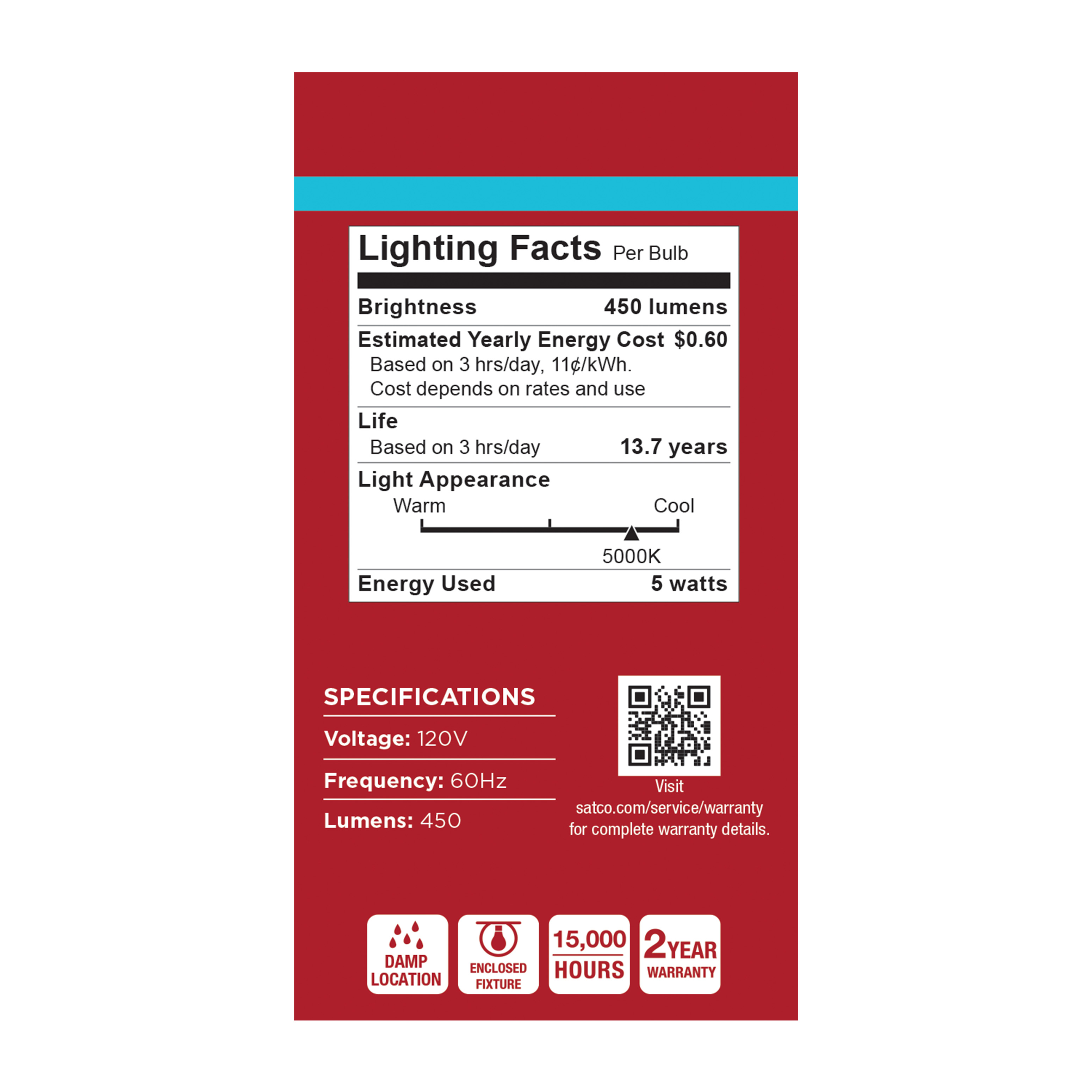 5A19L/850/E26/P/ND/4PK - S14307