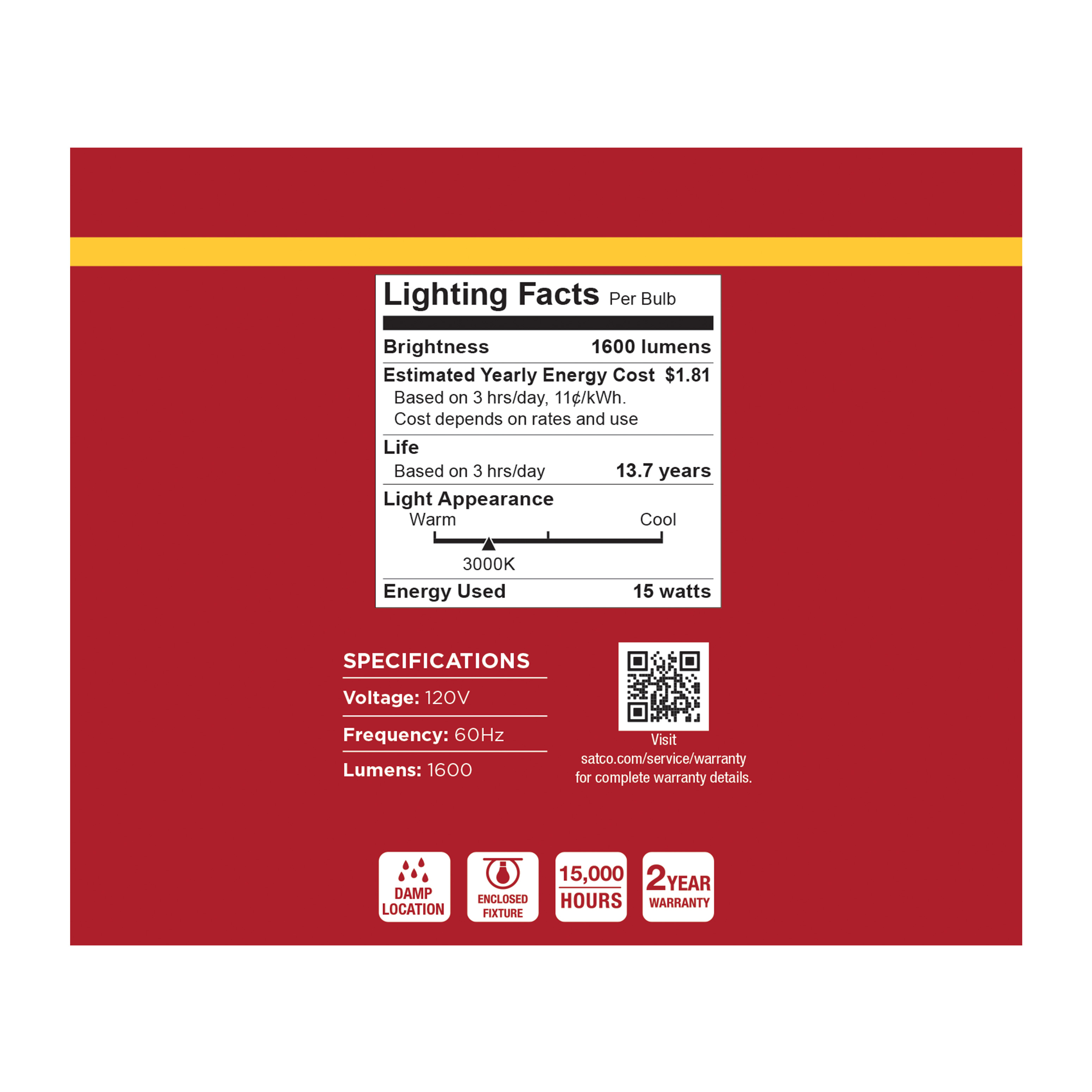 15A19L/830/E26/P/ND/12PK - S14337