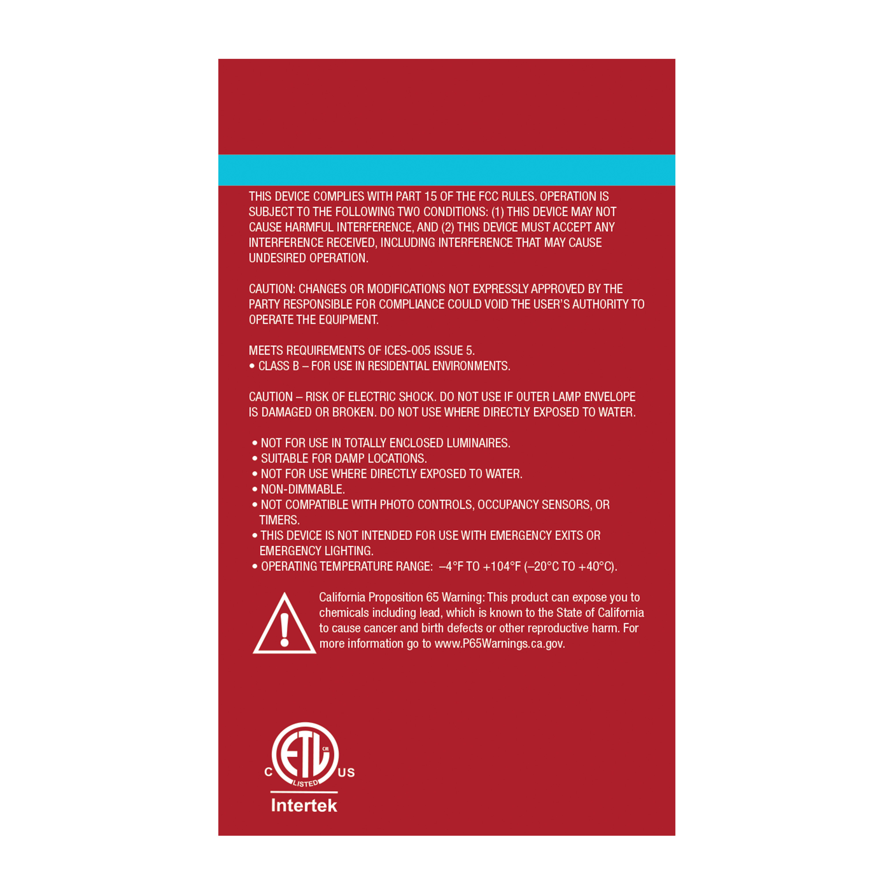 9.8A19L/950/E26/P/NDU/1PK - S14367