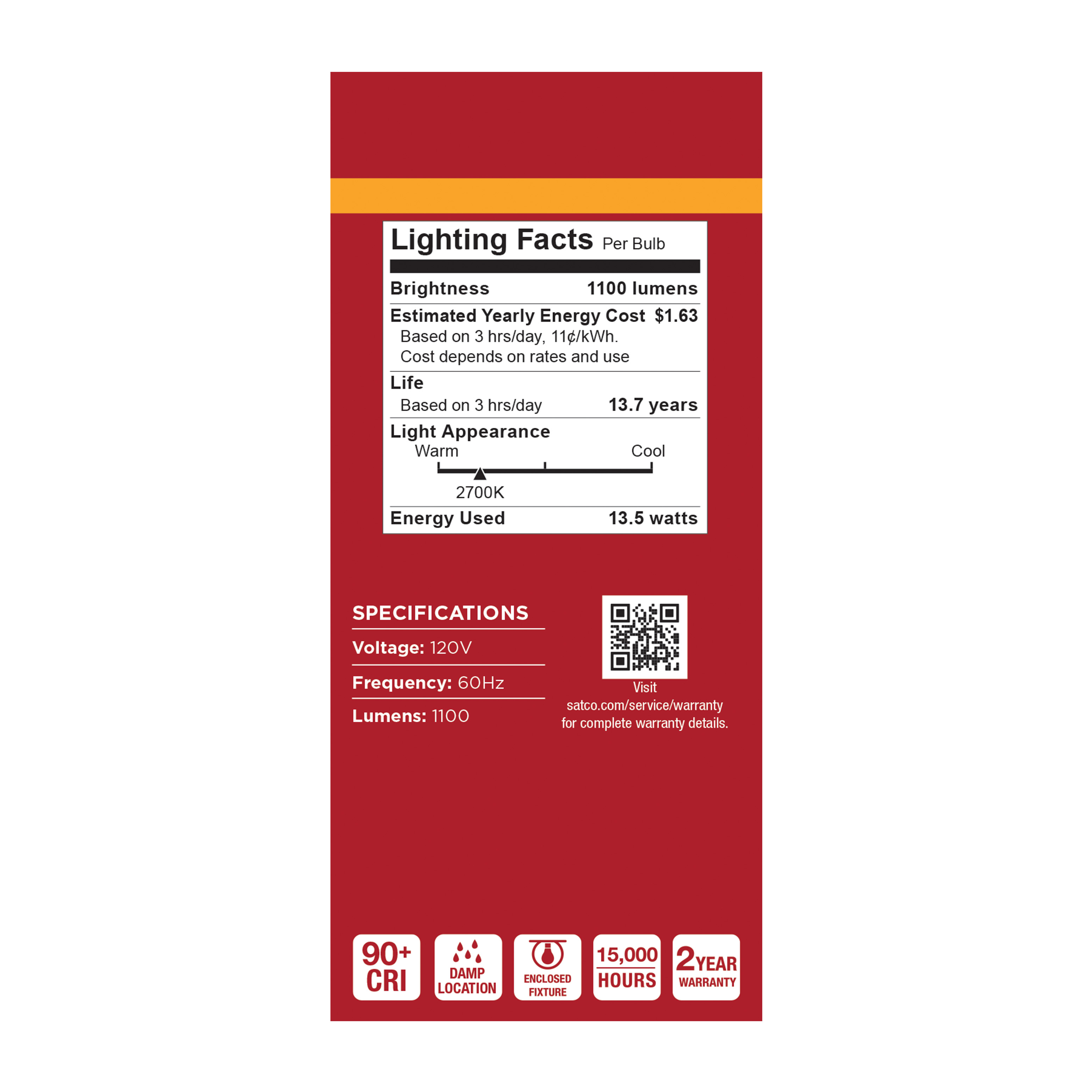 13.5A19L/927/E26/P/ND/4PK - S14369