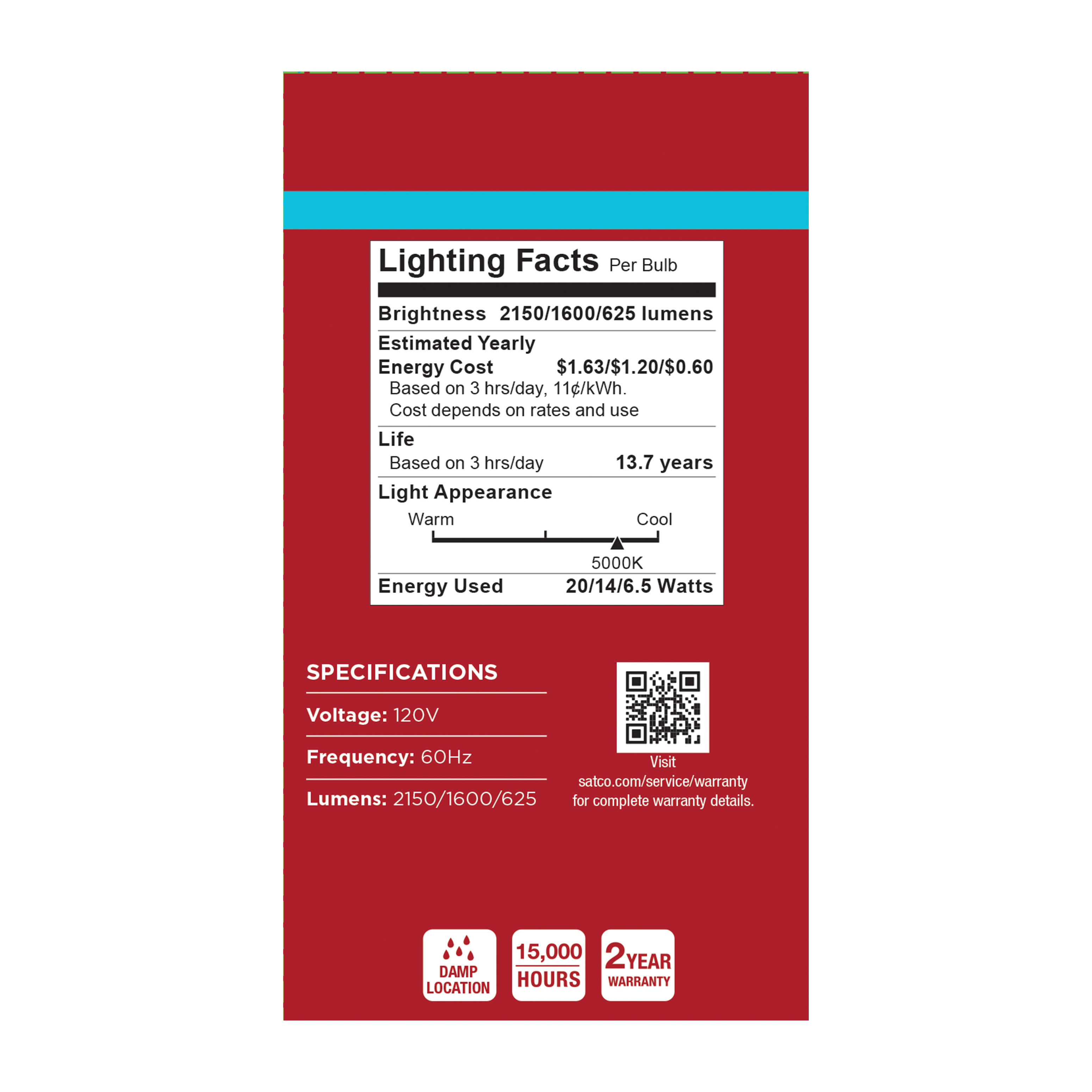20A21/850/E26D/P/ND/3WAY/1PK - S14400