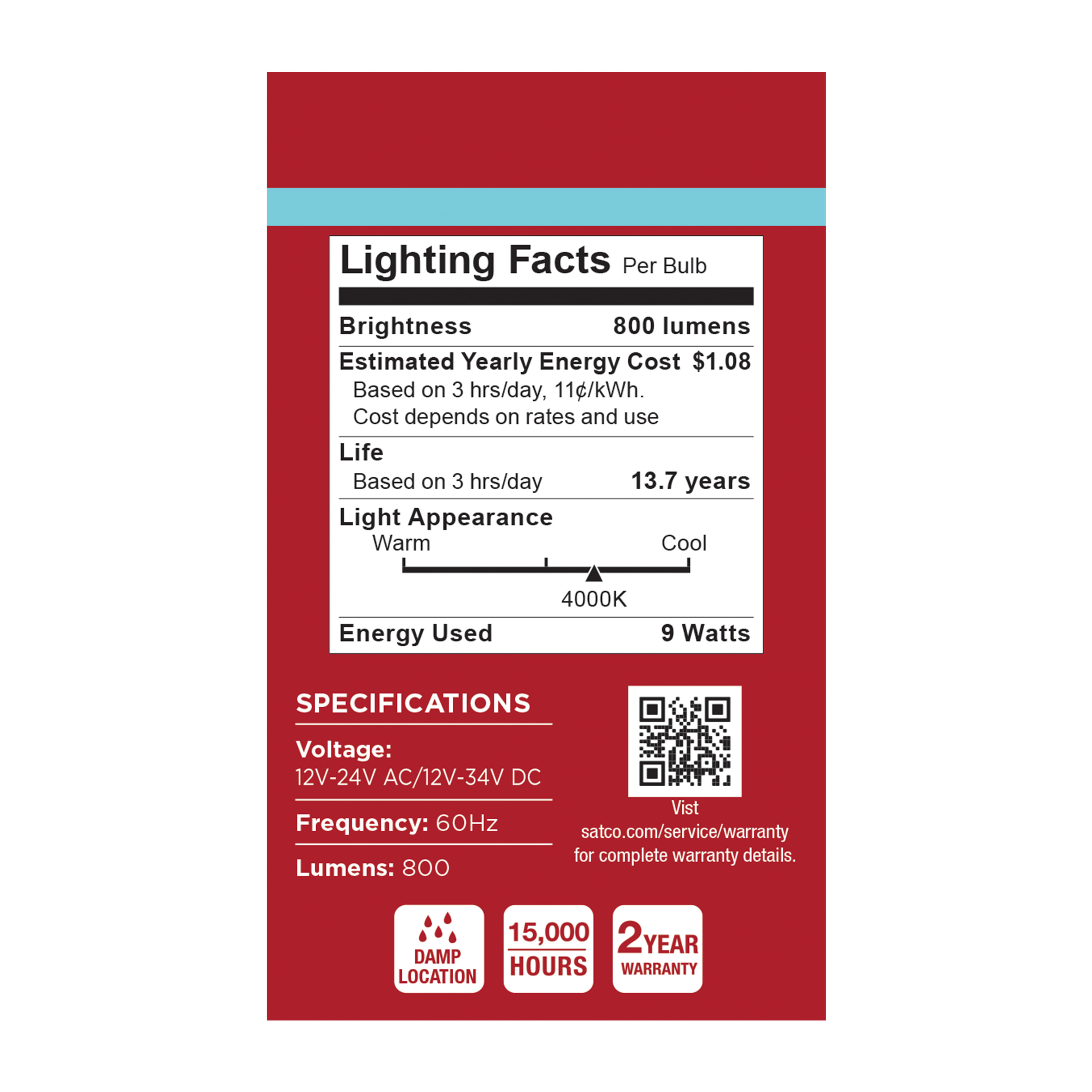 9A19L/840/E26/P/ND12-34V/1PK - S14406