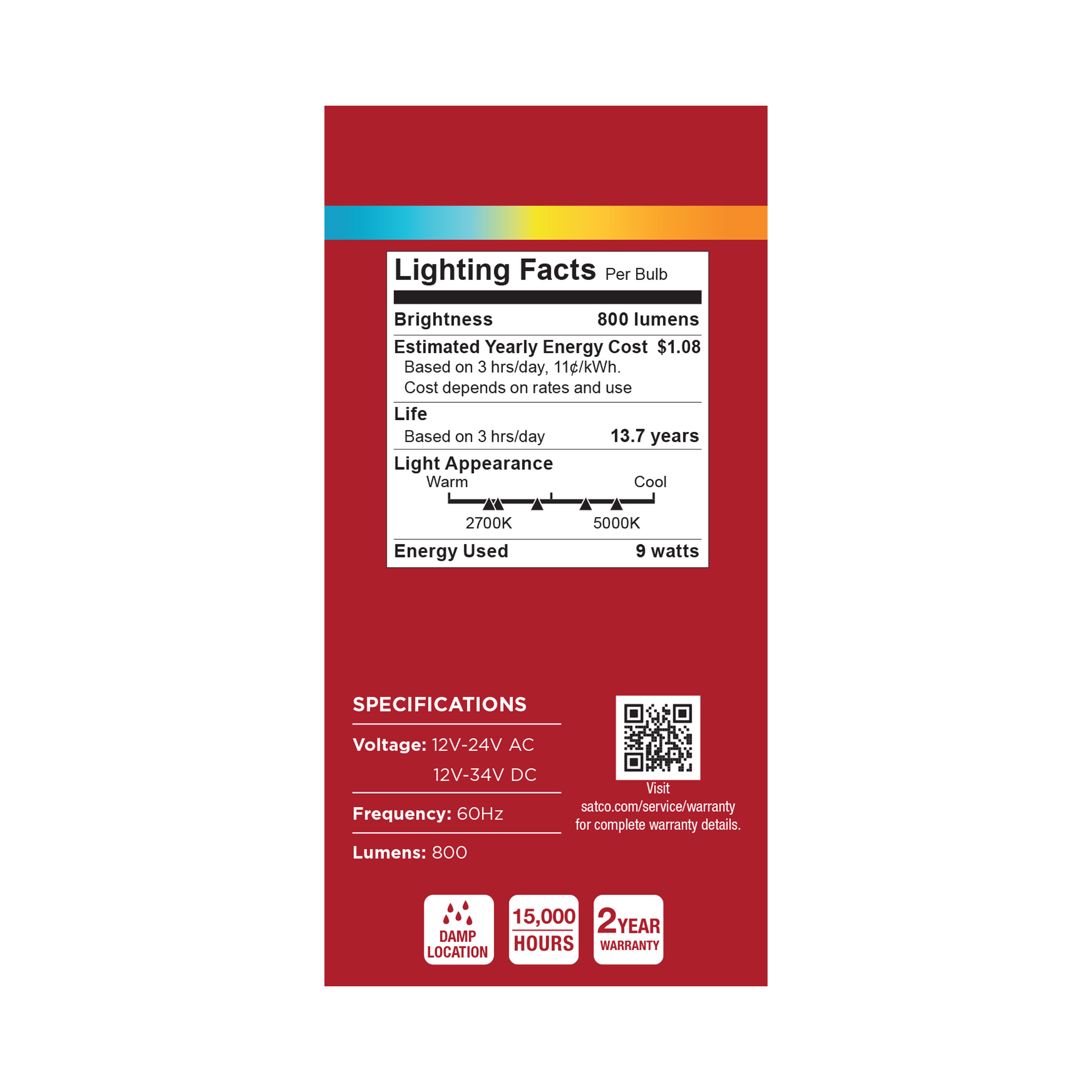 9A19L/8CCT5/E26/P/ND12-34V/1PK - S14407