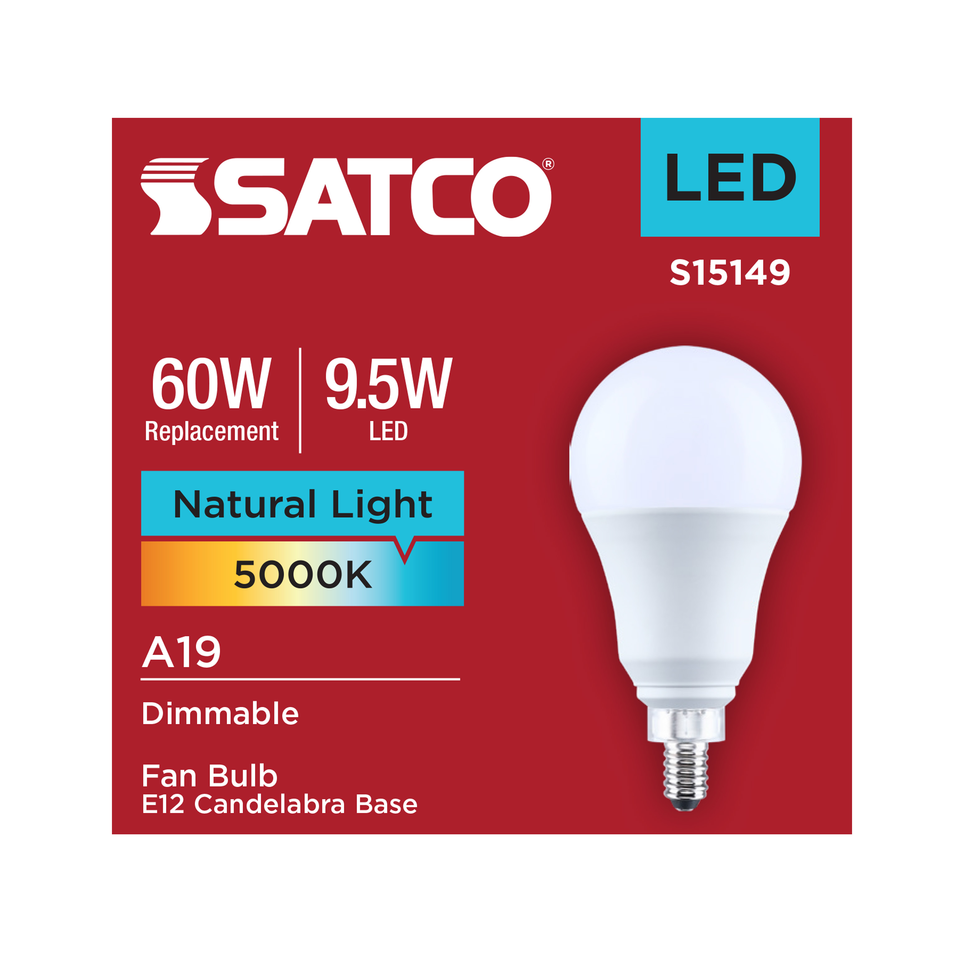 9.5A19L/850/E12/P/D/1PK - S15149