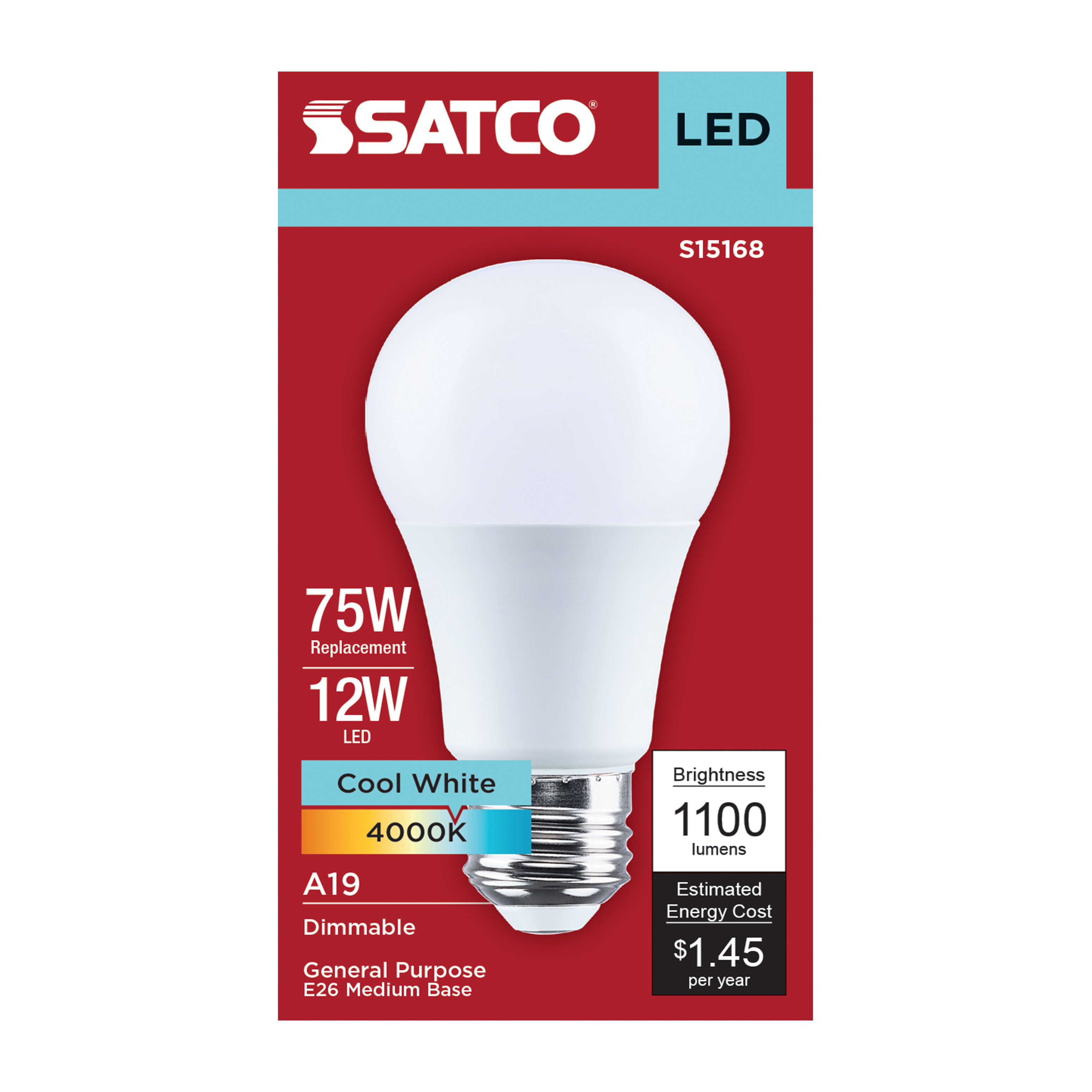 12A19L/940/E26/P/D/1PK - S15168