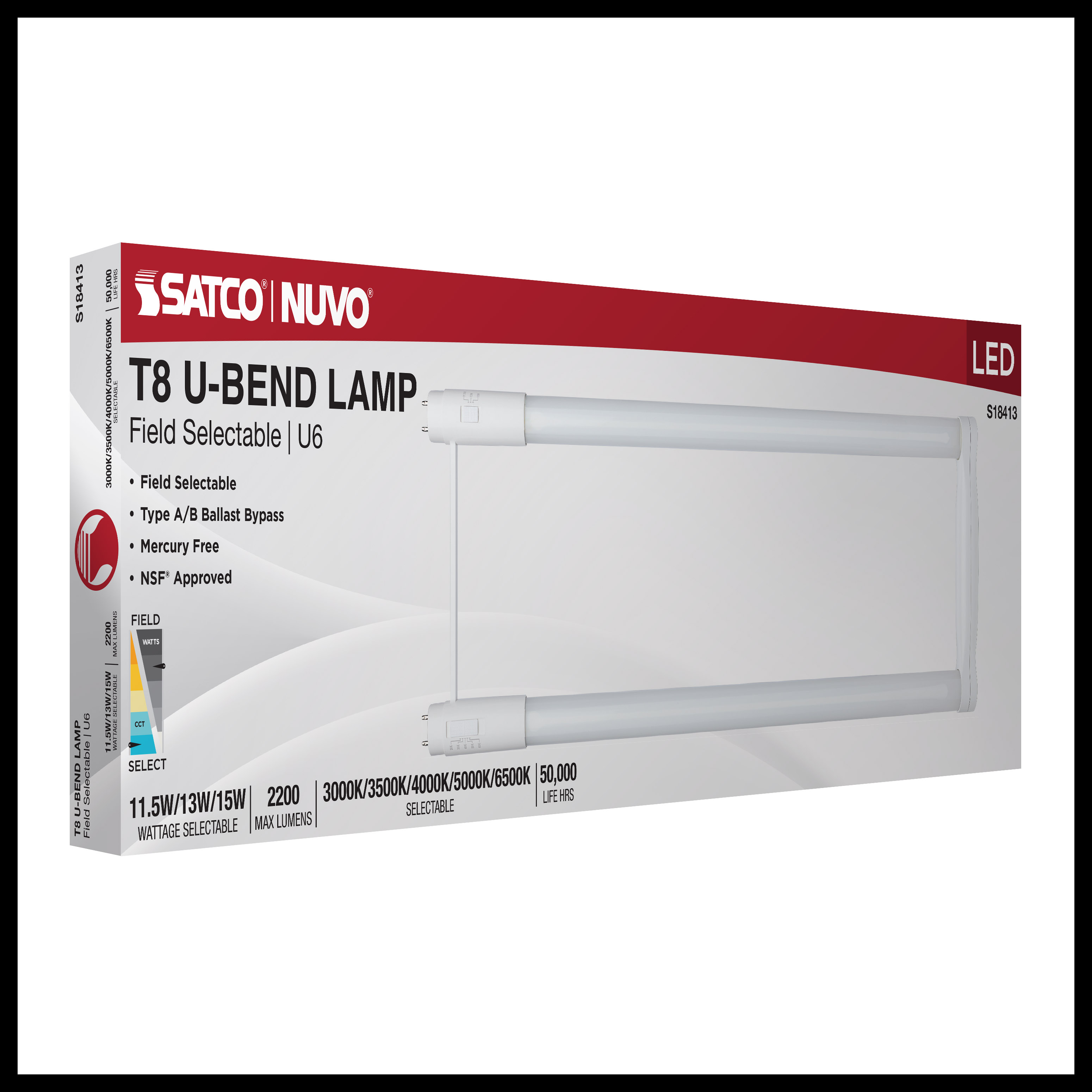 15T8/U6/LED/5CCT/DUAL - S18413