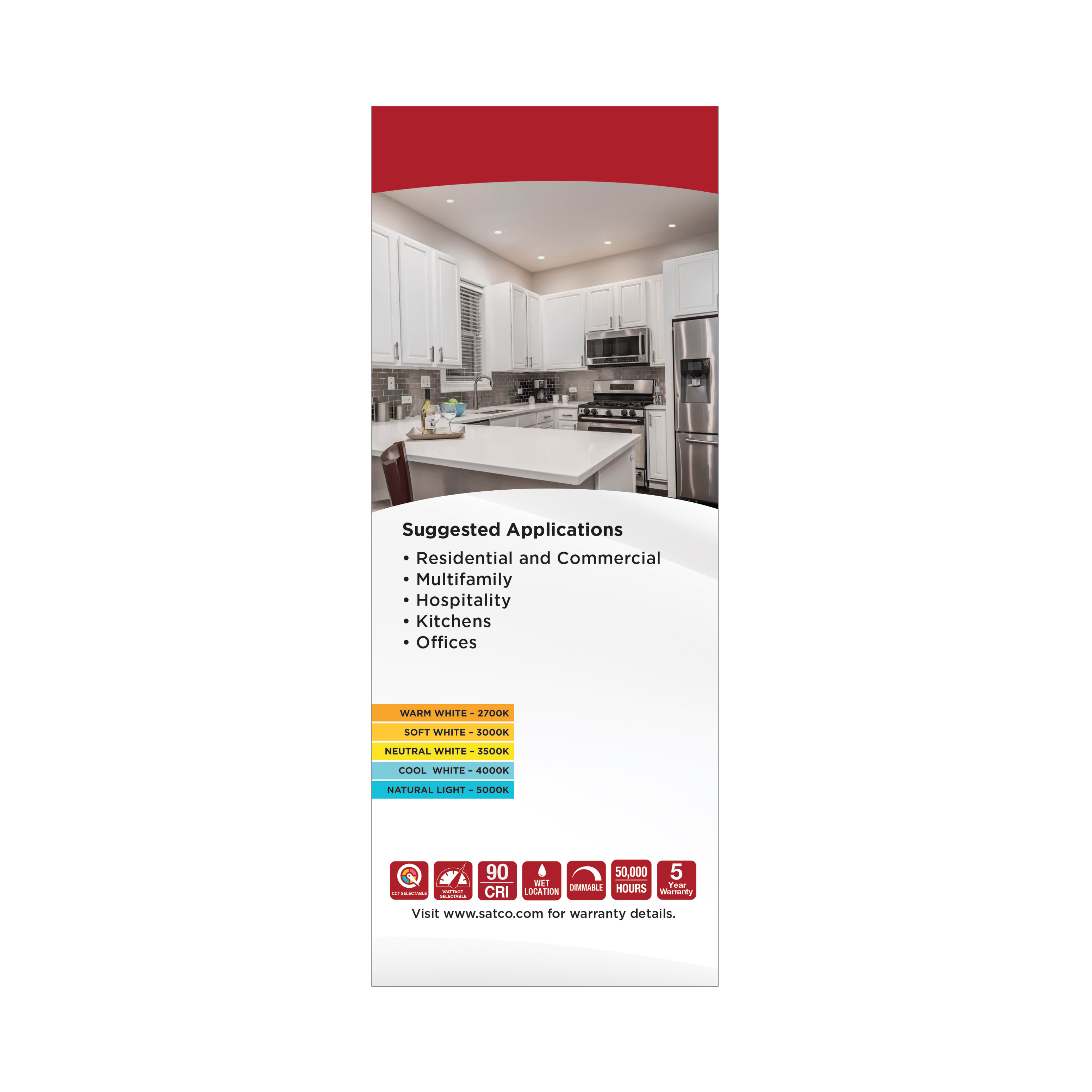 13LED/RDL/5-6/WS/5CCT/RD - S18801