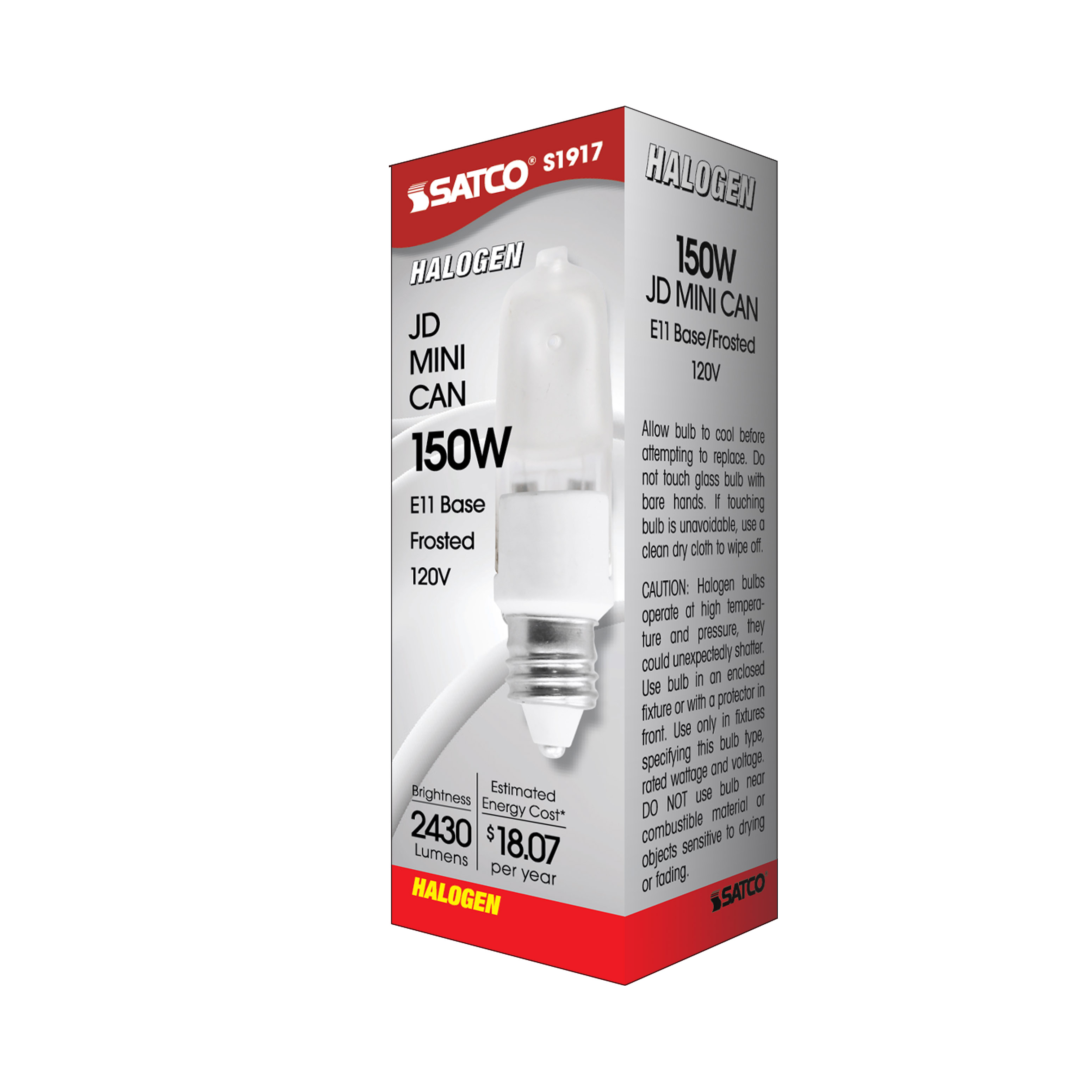 150W MINI-CAN FROSTED 120V. - S1917