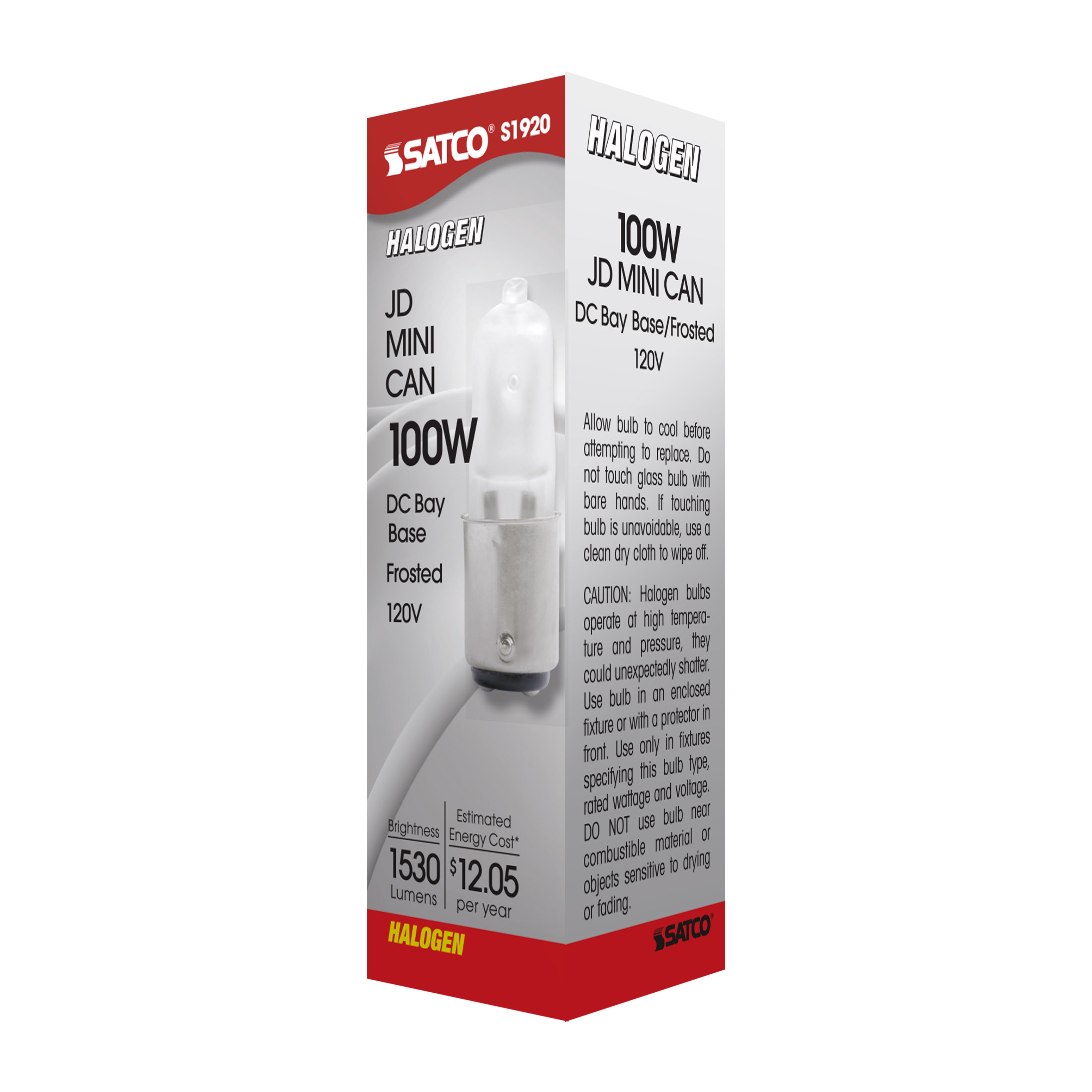 100W D.C. BAY FROSTED 120V. - S1920