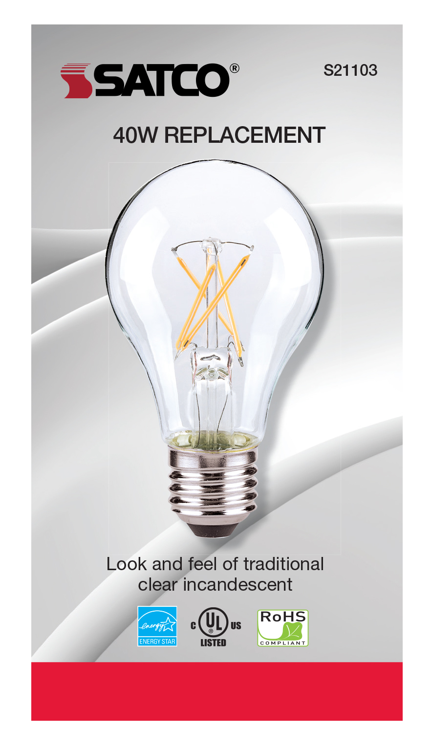 5A19/CL/LED/E26/3K/ES/120V - S21103