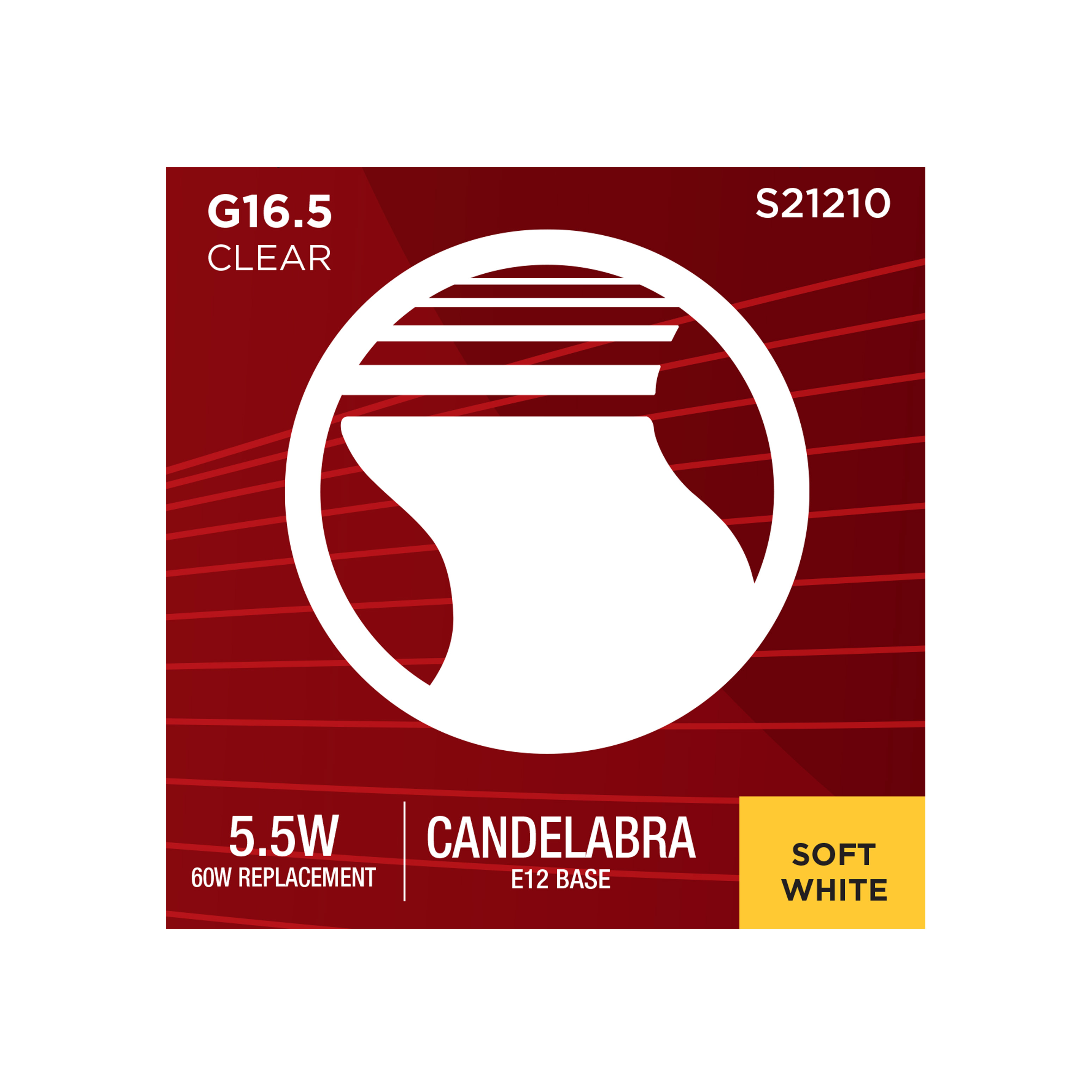 5.5G16.5/LED/CL/930/120V/E12 - S21210