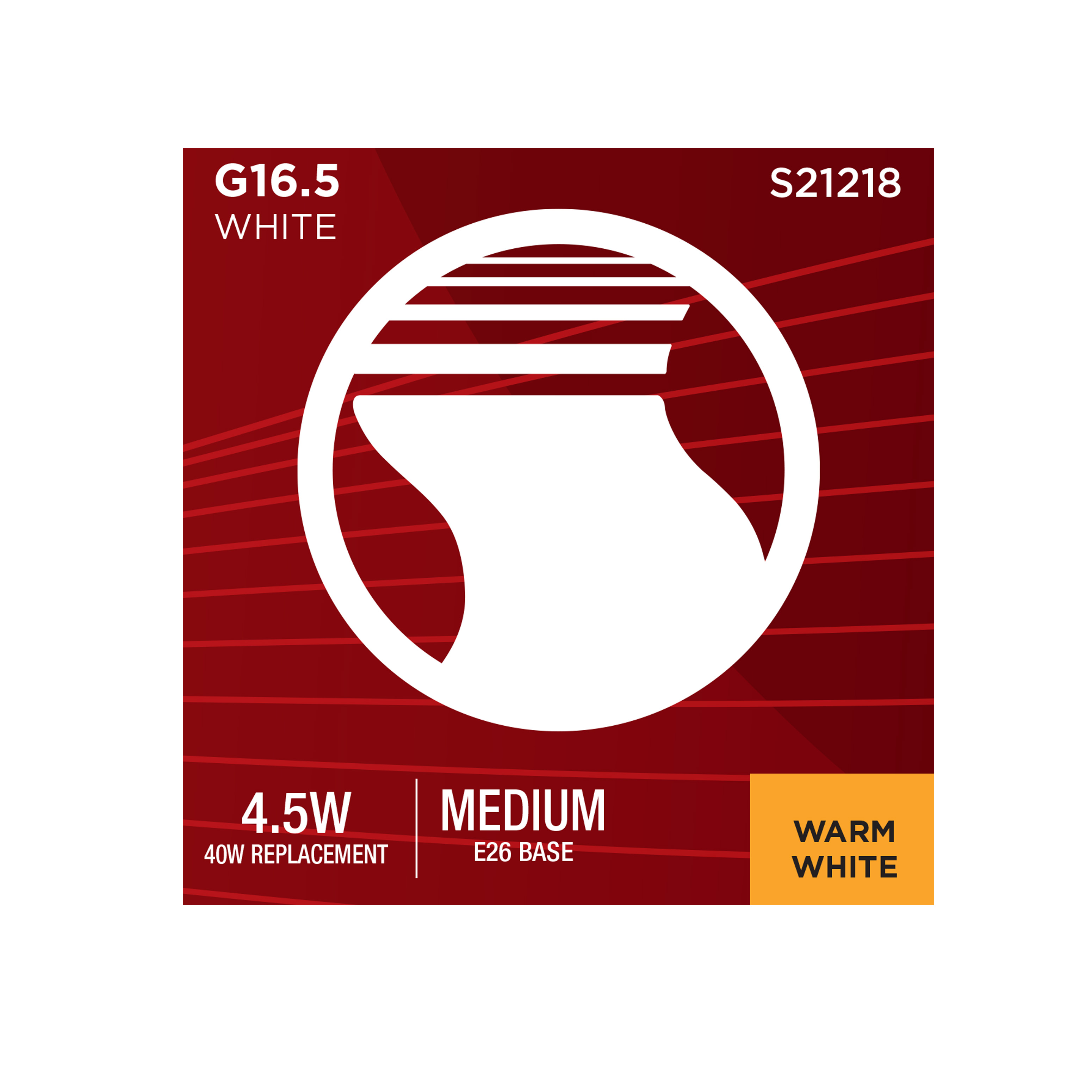 4.5G16.5/LED/WH/927/120V/E26 - S21218