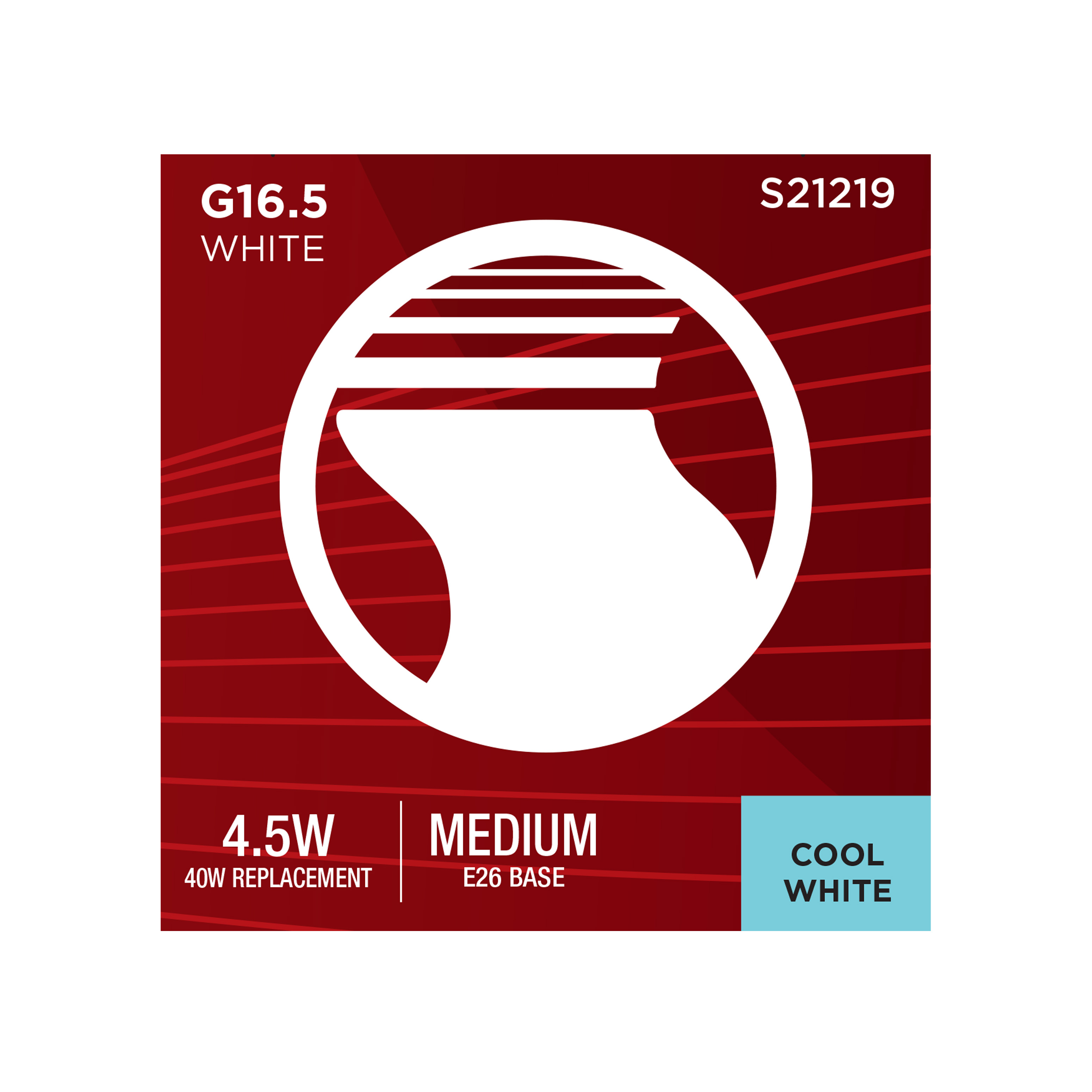 4.5G16.5/LED/WH/940/120V/E26 - S21219